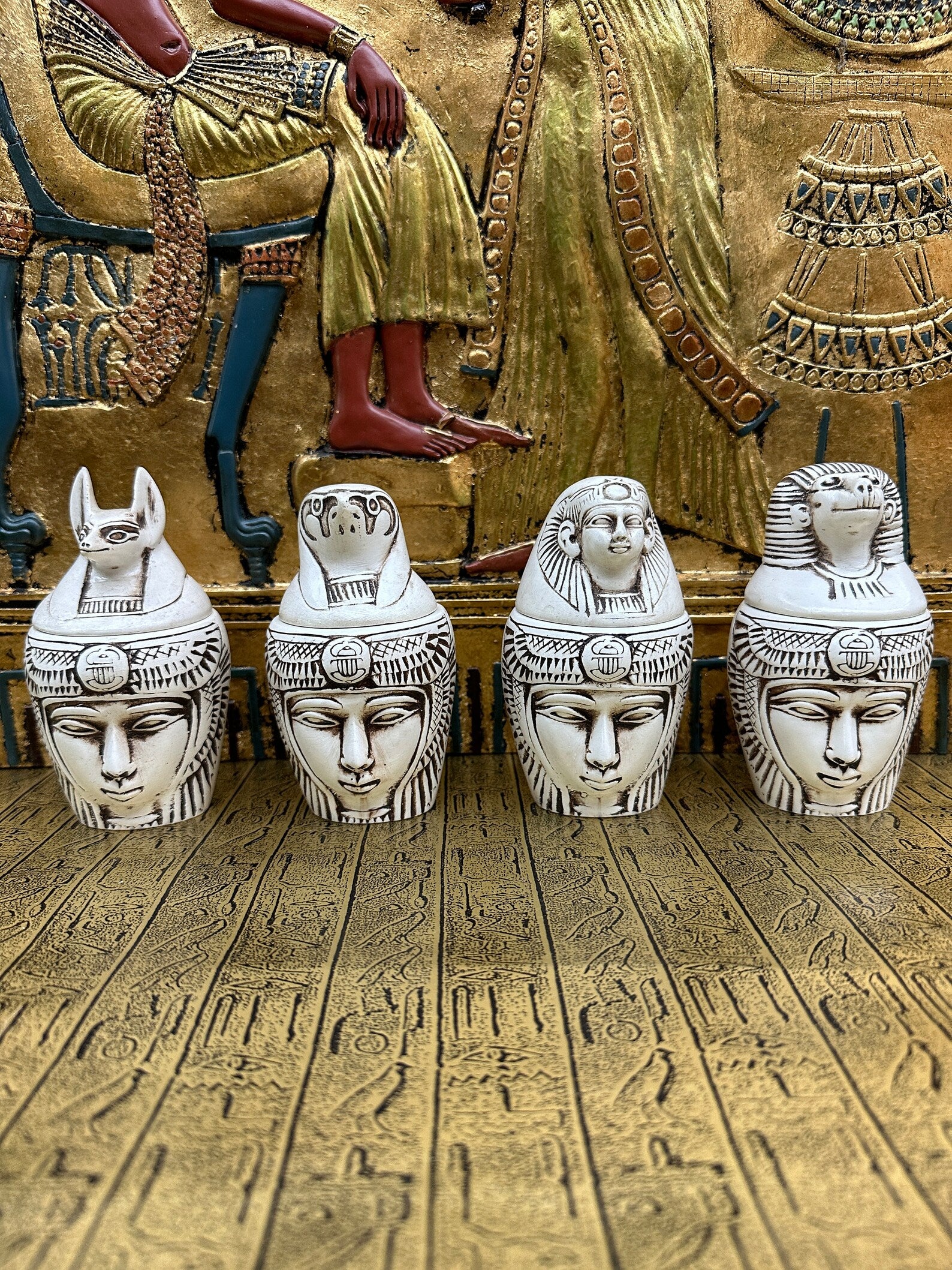 Canopic Jars - Set of 4