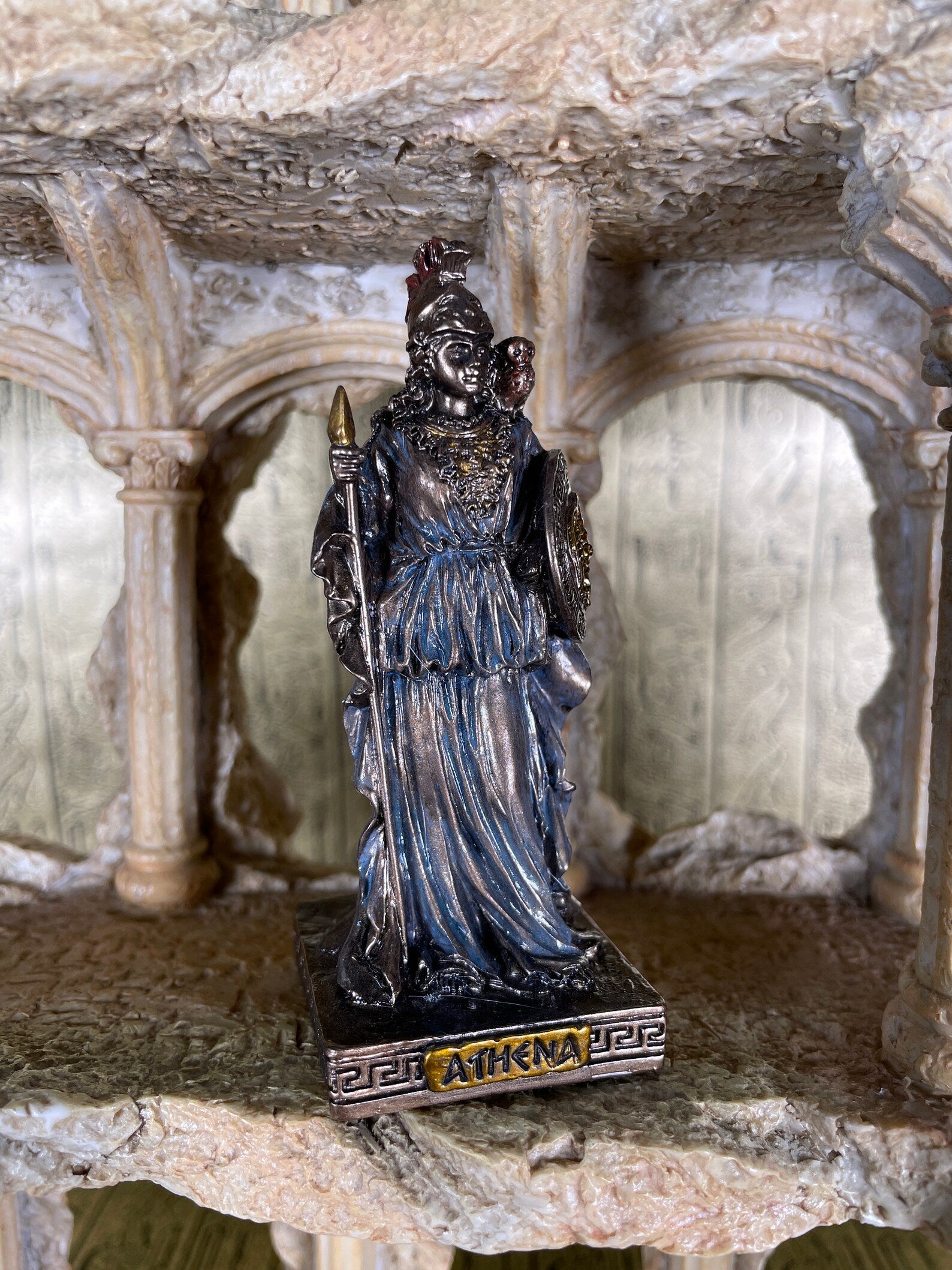 Athena Mini Statue
