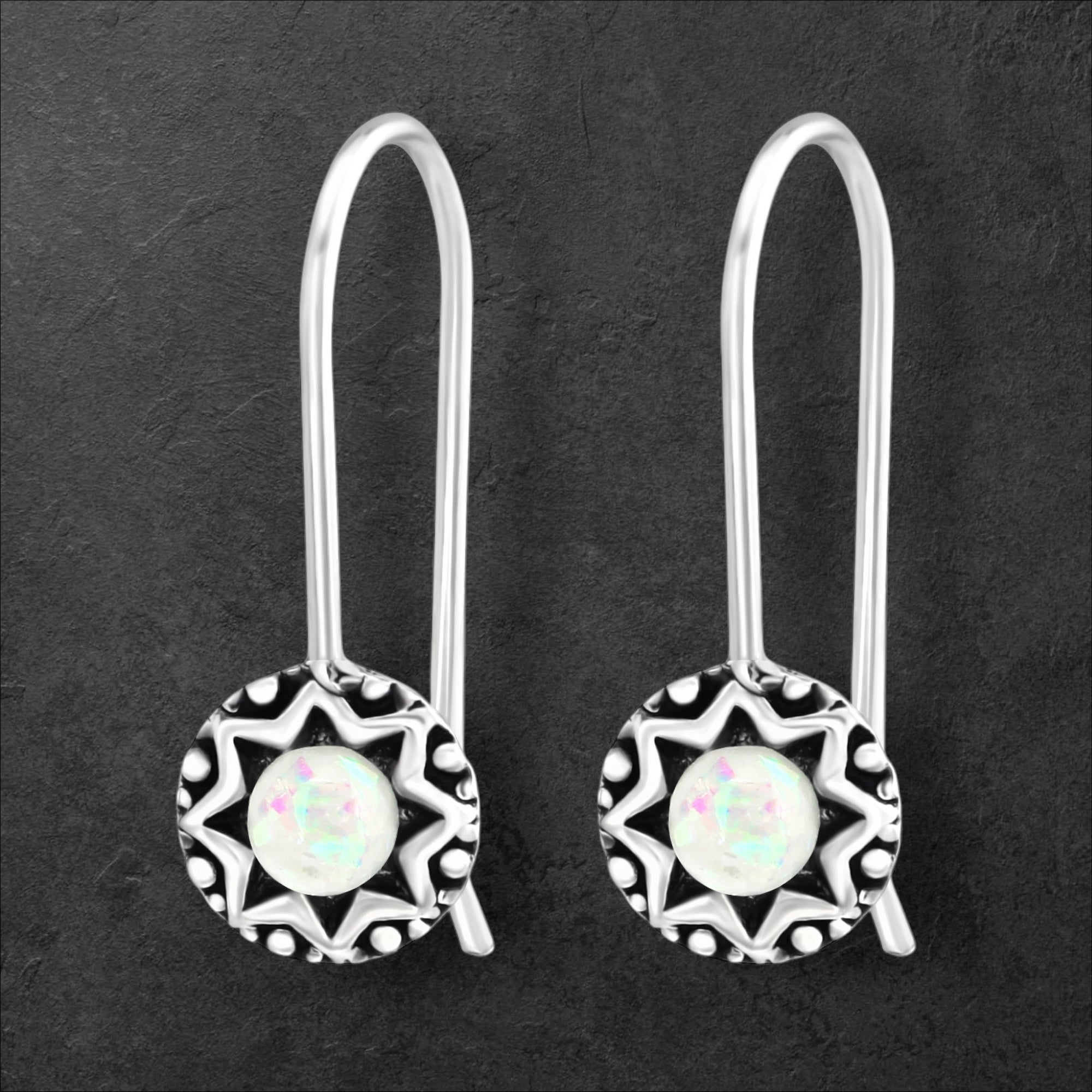 Opal Earrings