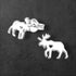 Moose Earrings