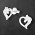 Horse in Heart Earrings