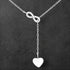 Infinity with Heart Necklace