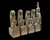 Egyptian Pantheon Statue Set