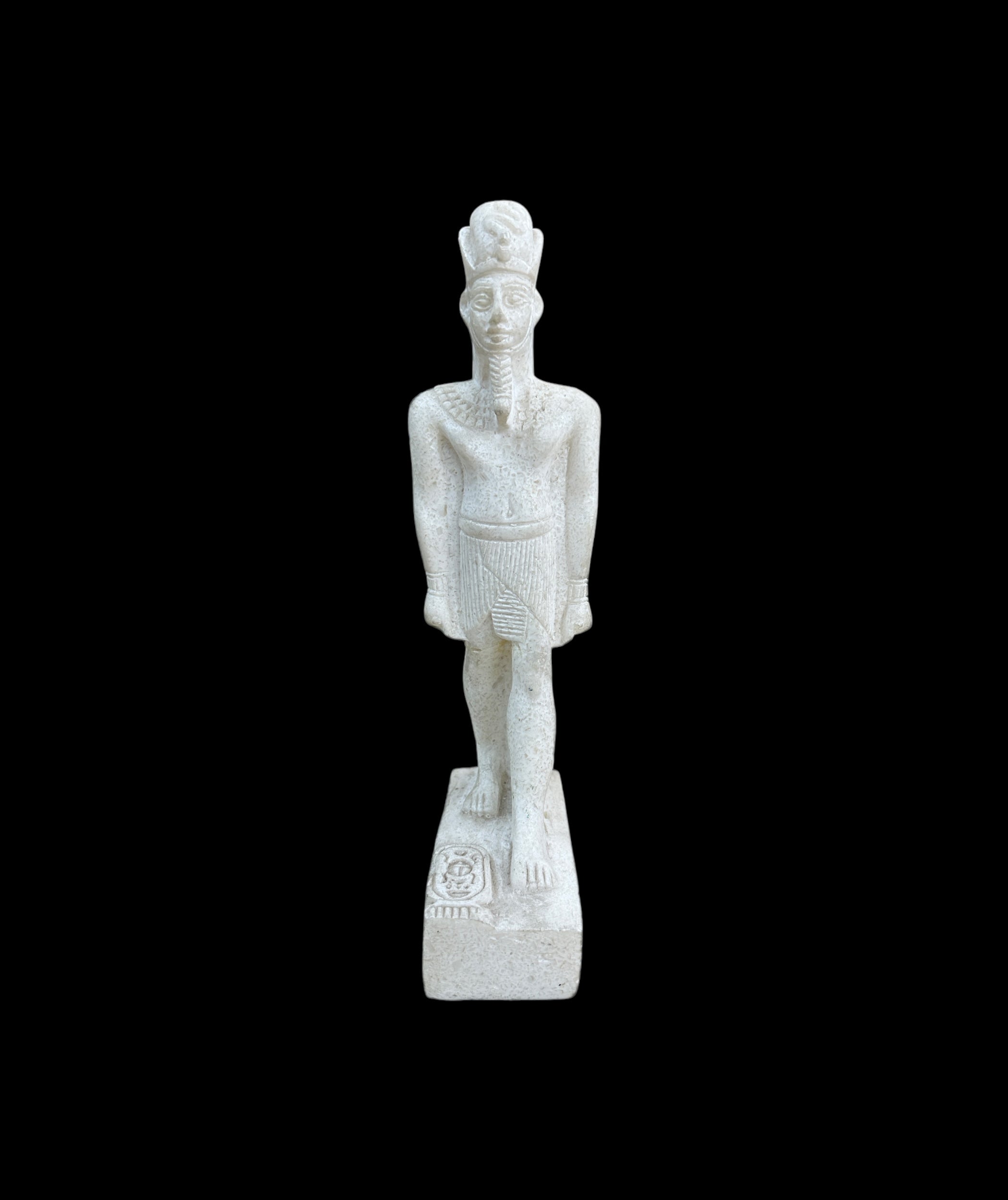 Alabaster Pharaoh Statue - Made in Egypt