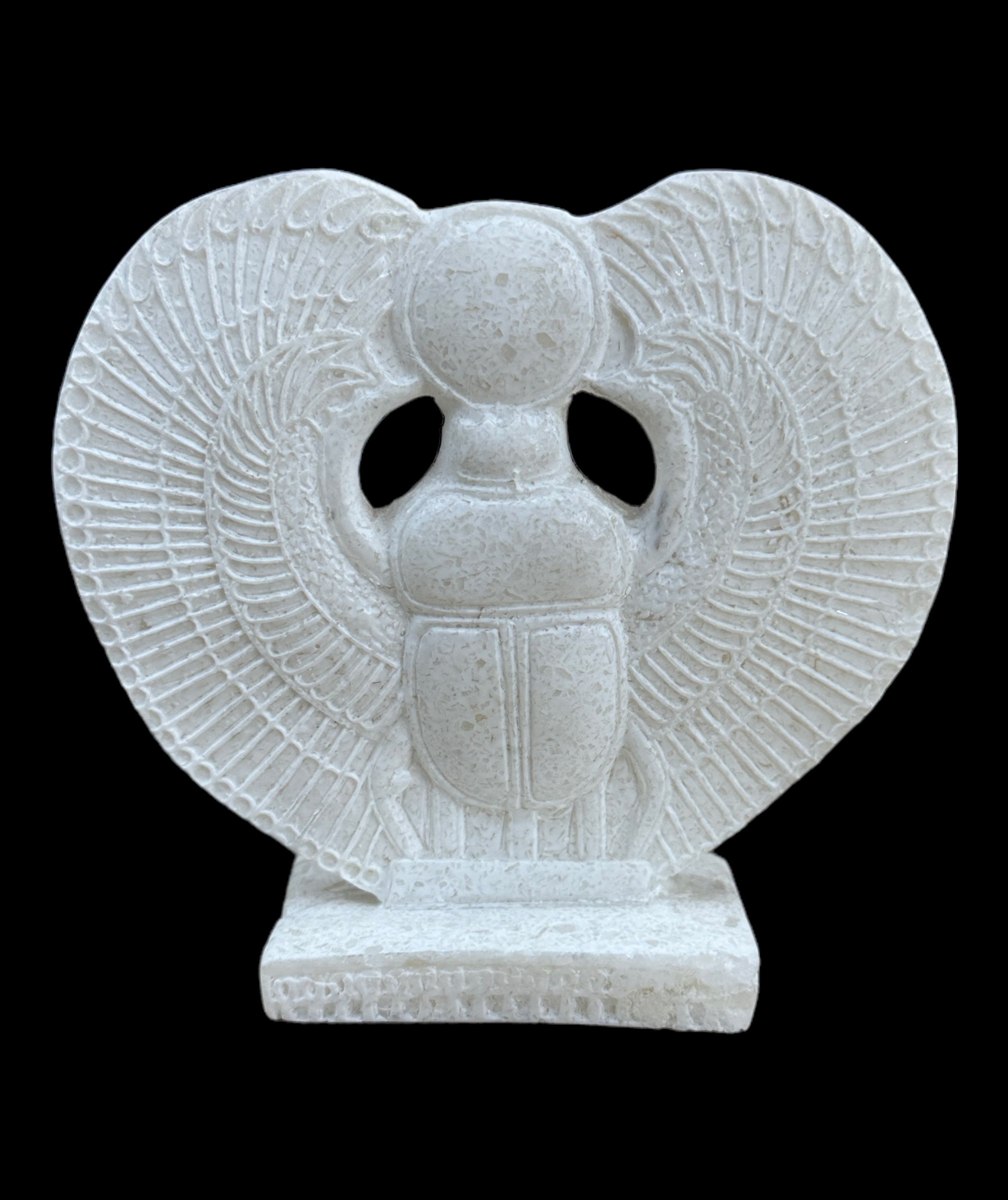 Alabaster Scarab Sundisc