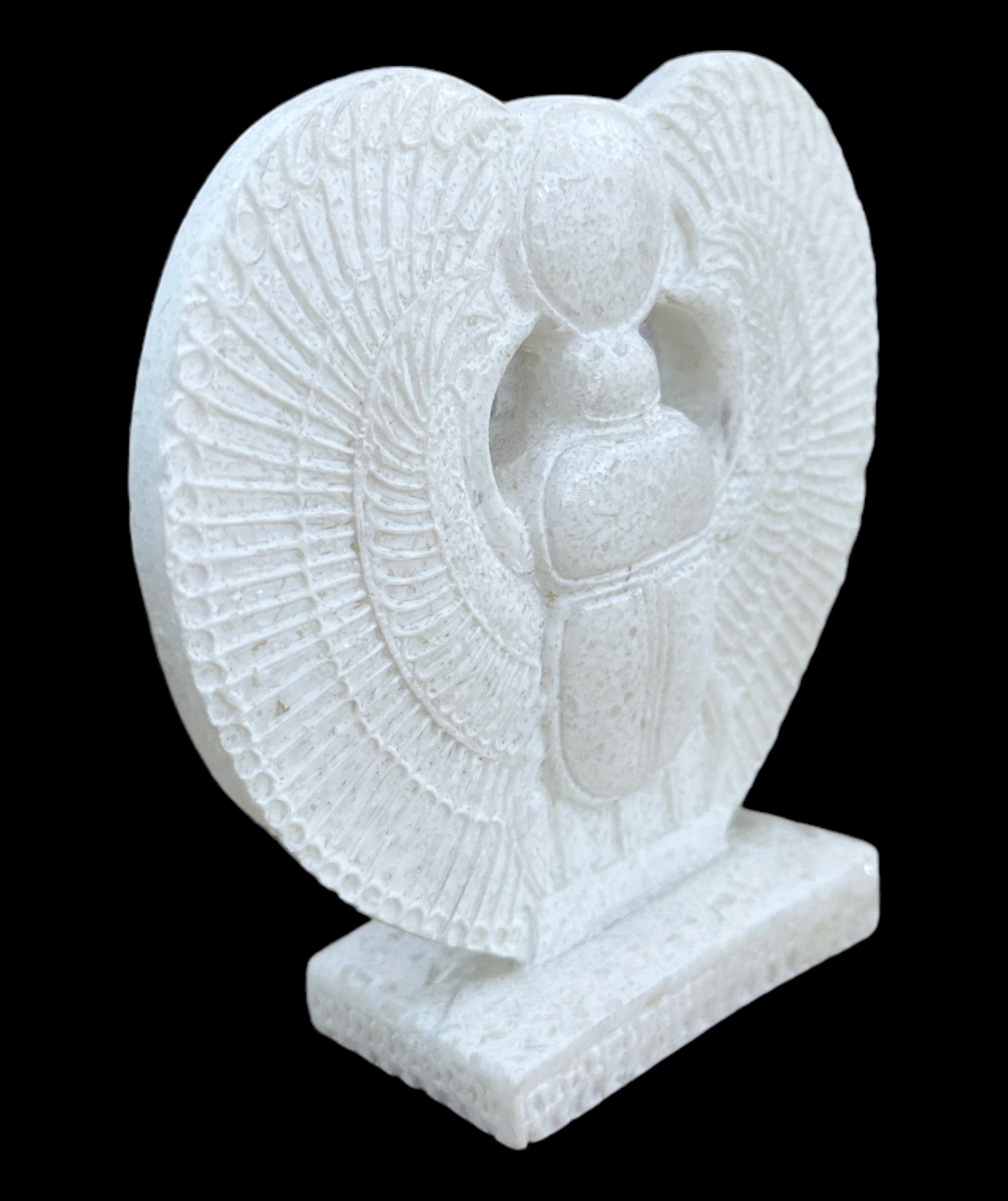 Alabaster Scarab Sundisc