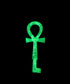Glow in the Dark Ankh Key