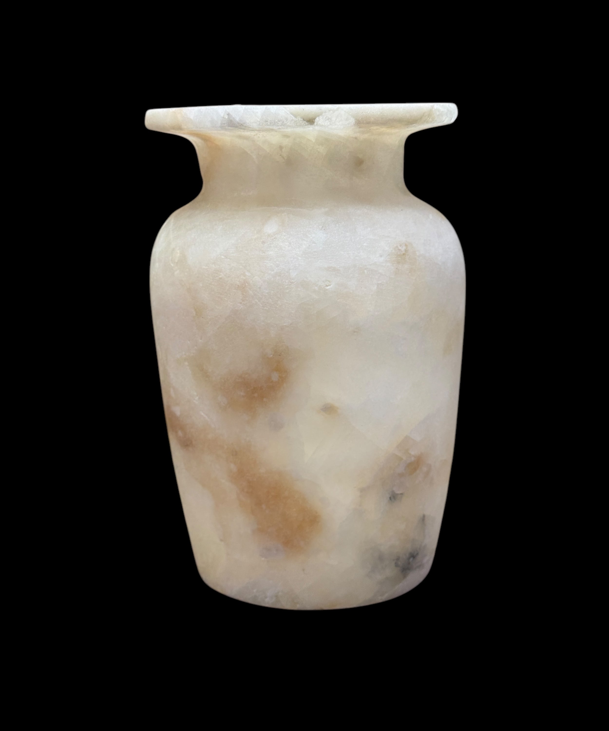 Glow in the Dark Alabaster Vase
