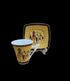 Thoth with Pharaoh Tea Cup and Saucer Set