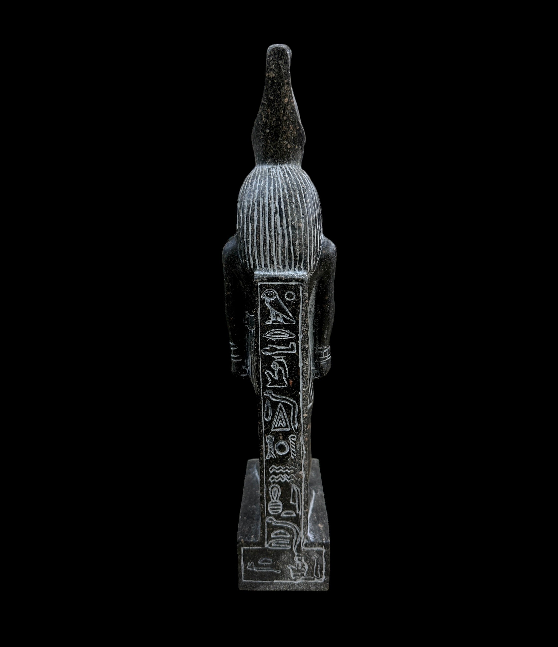 Horus Statue - Black Granite