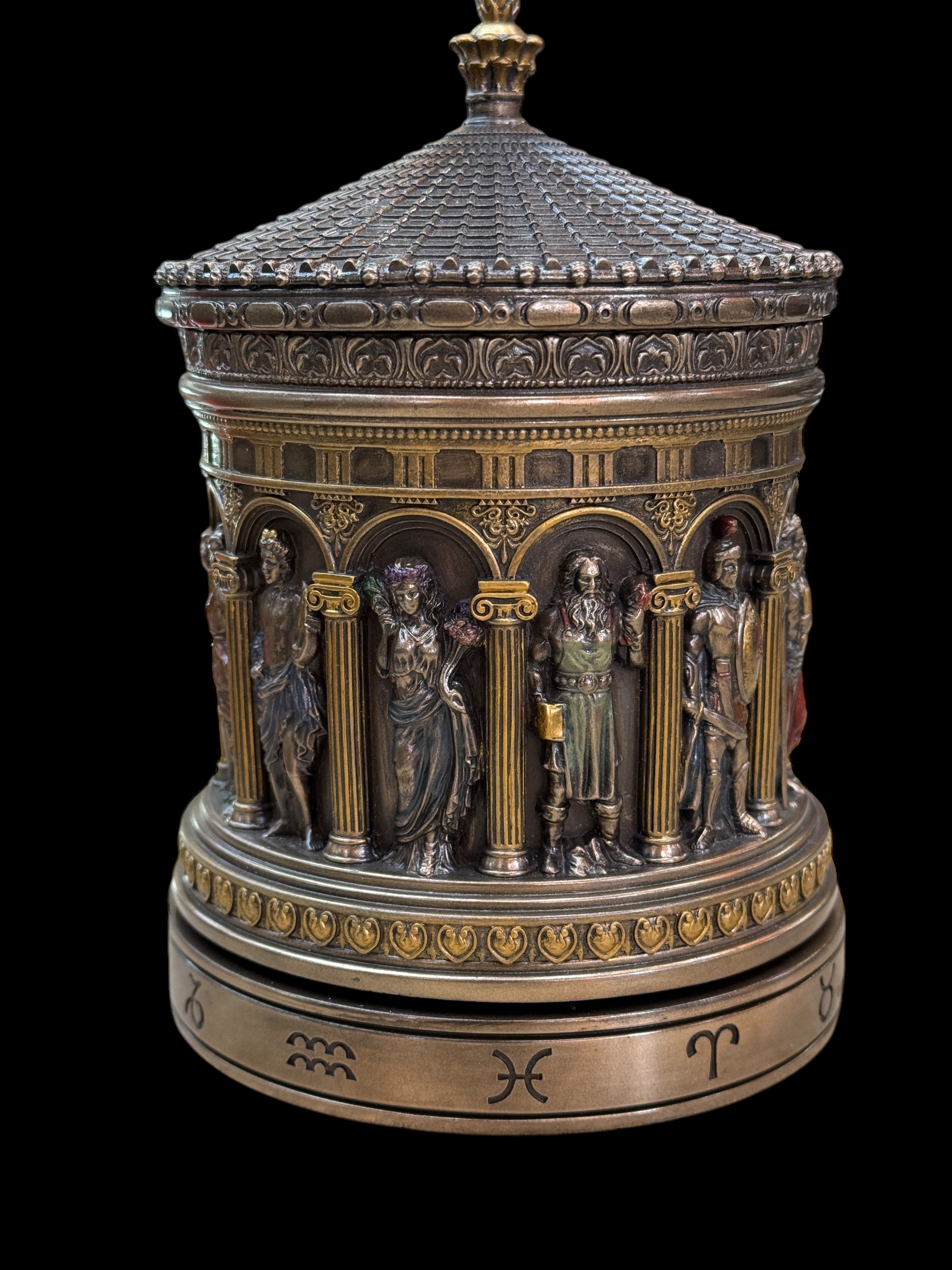 Greek Pantheon Rotating Box