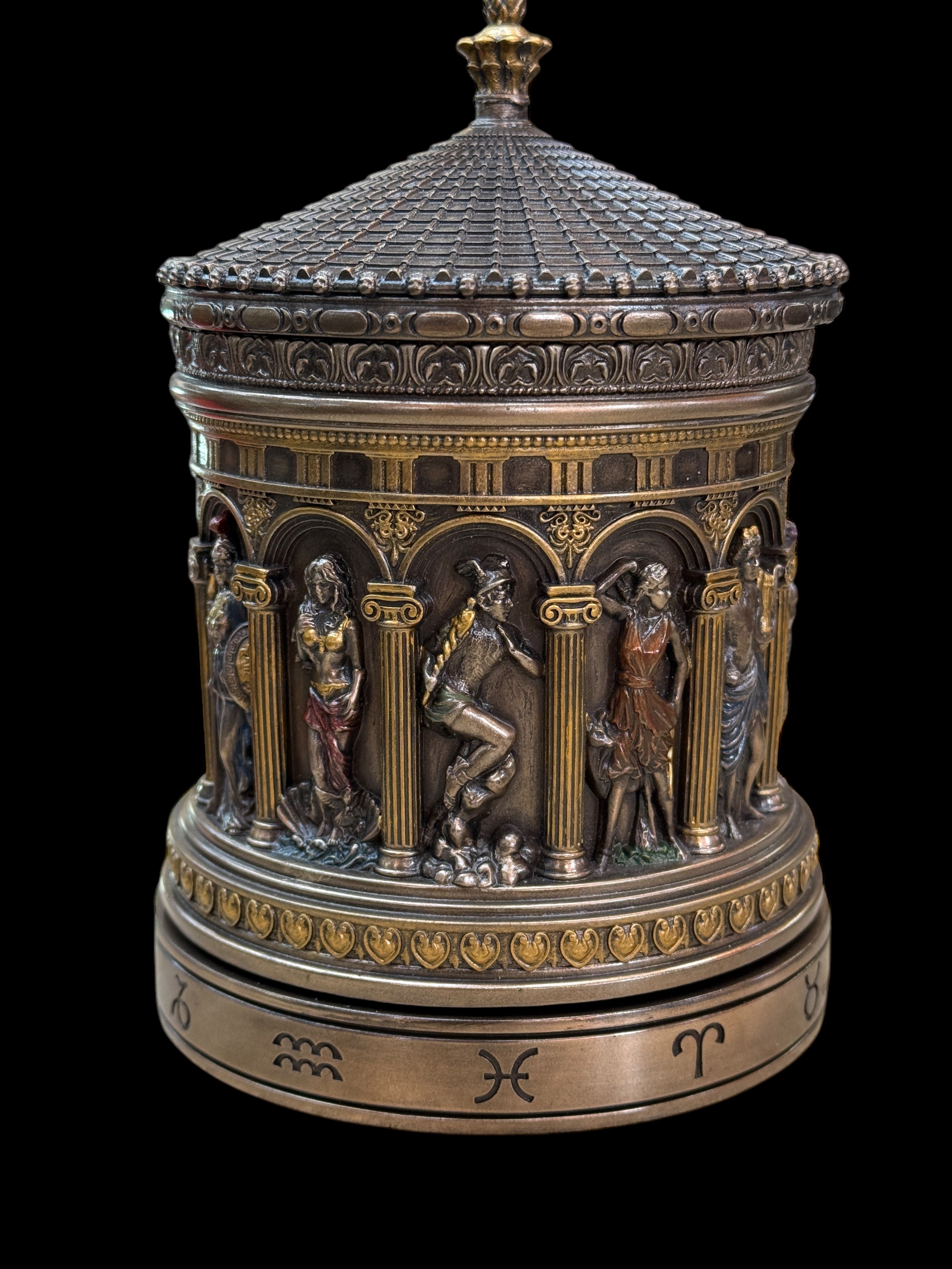 Greek Pantheon Rotating Box
