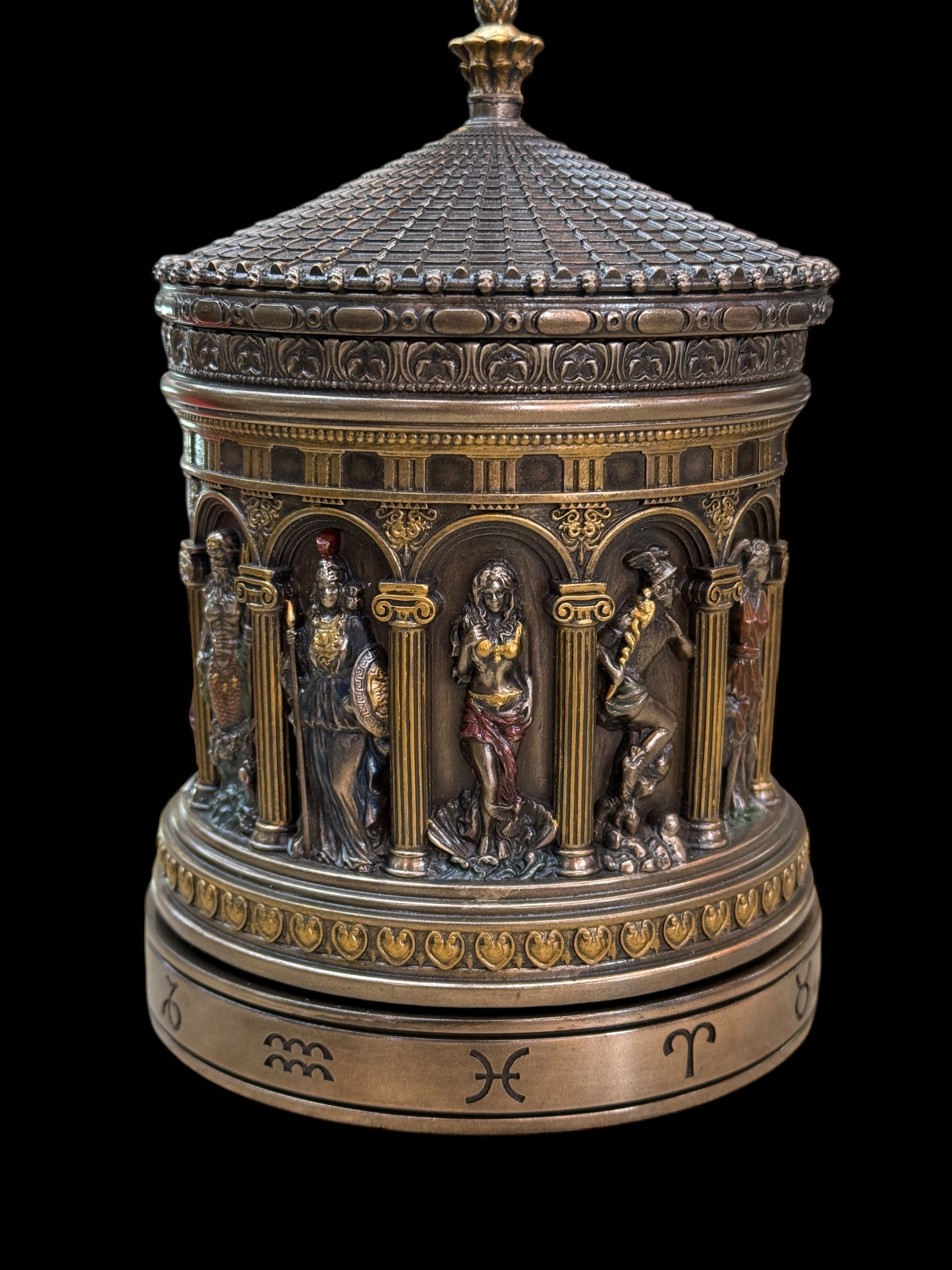 Greek Pantheon Rotating Box