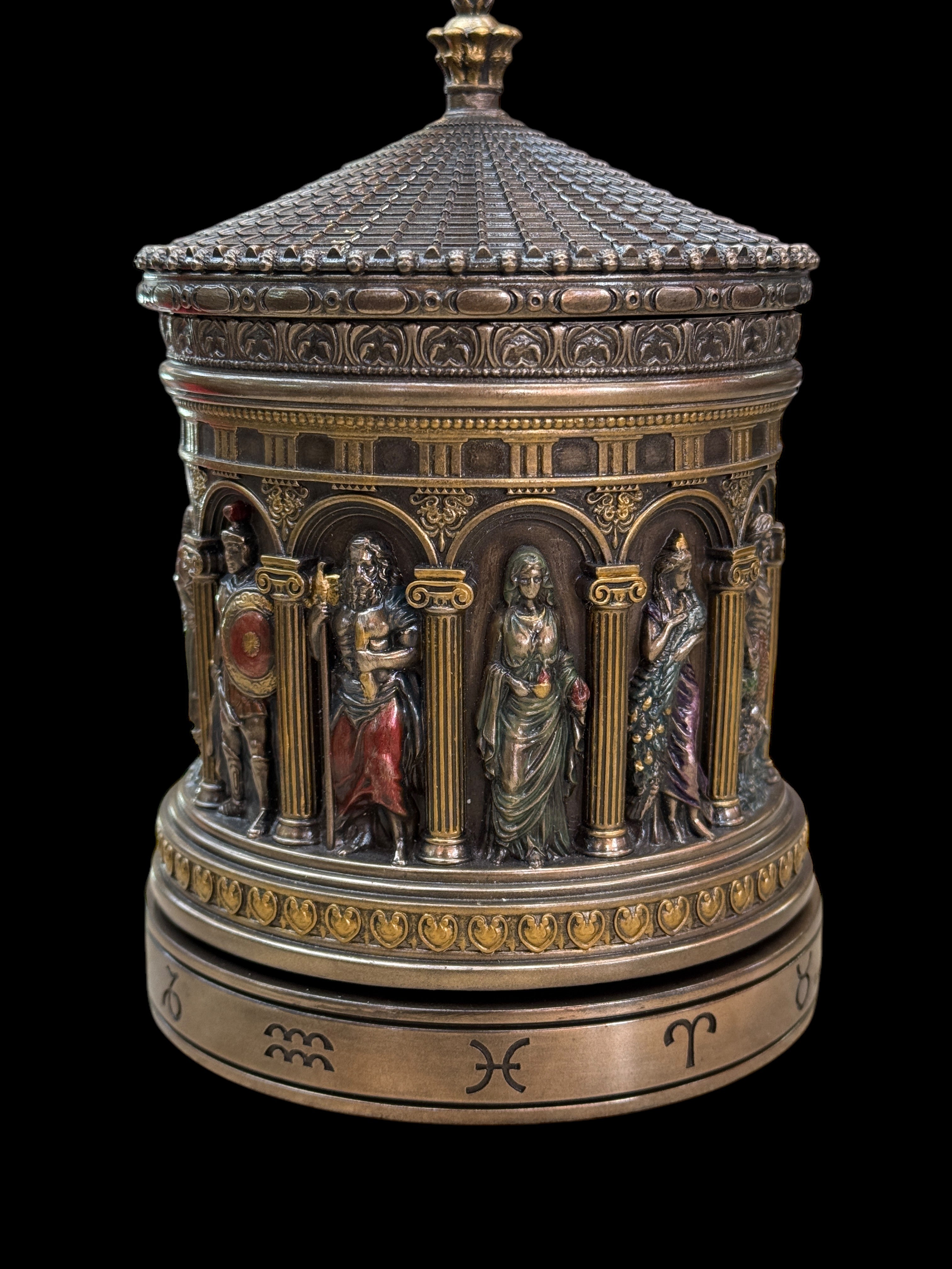 Greek Pantheon Rotating Box