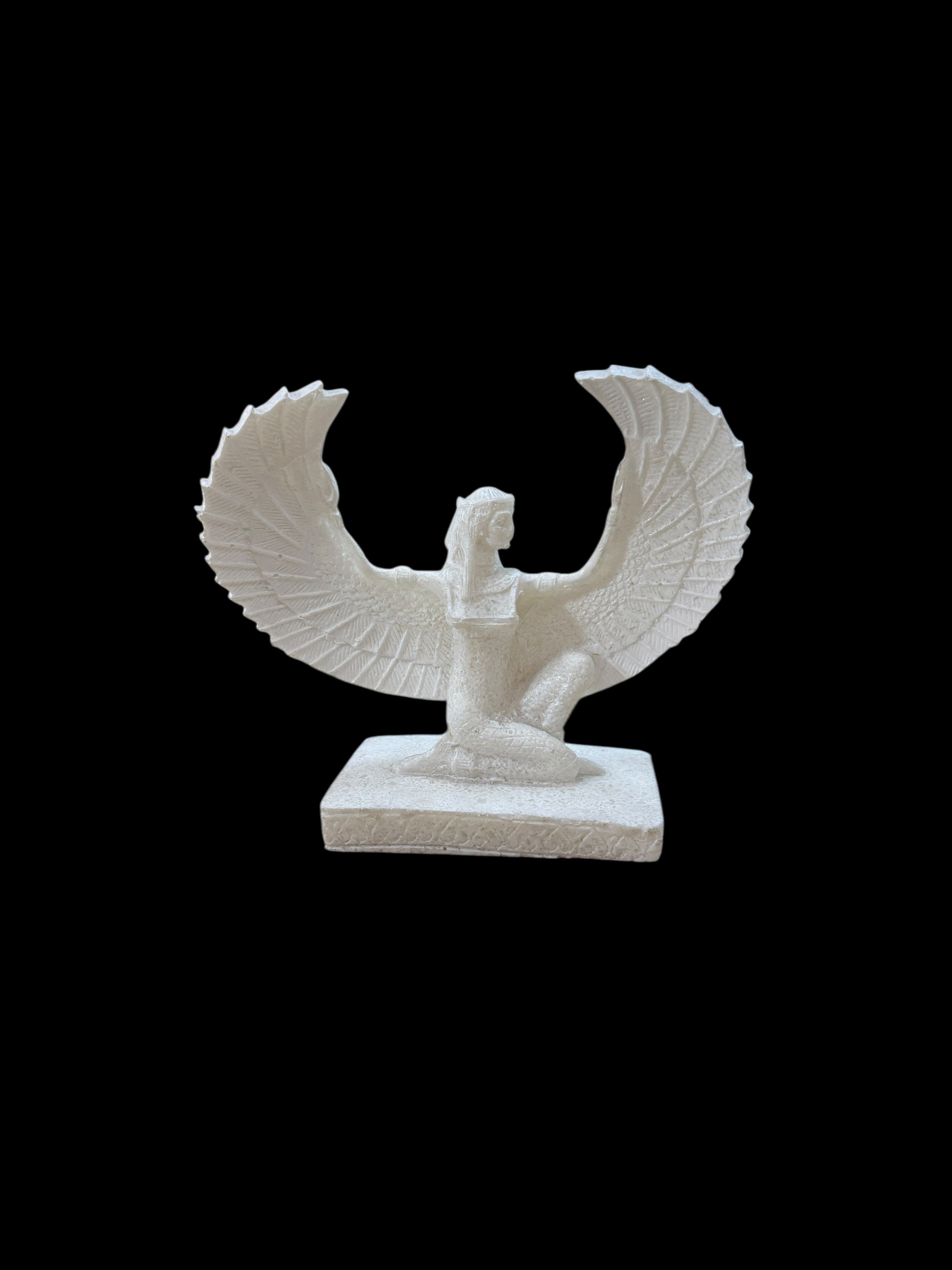 Alabaster Isis Statue - Made in Egypt