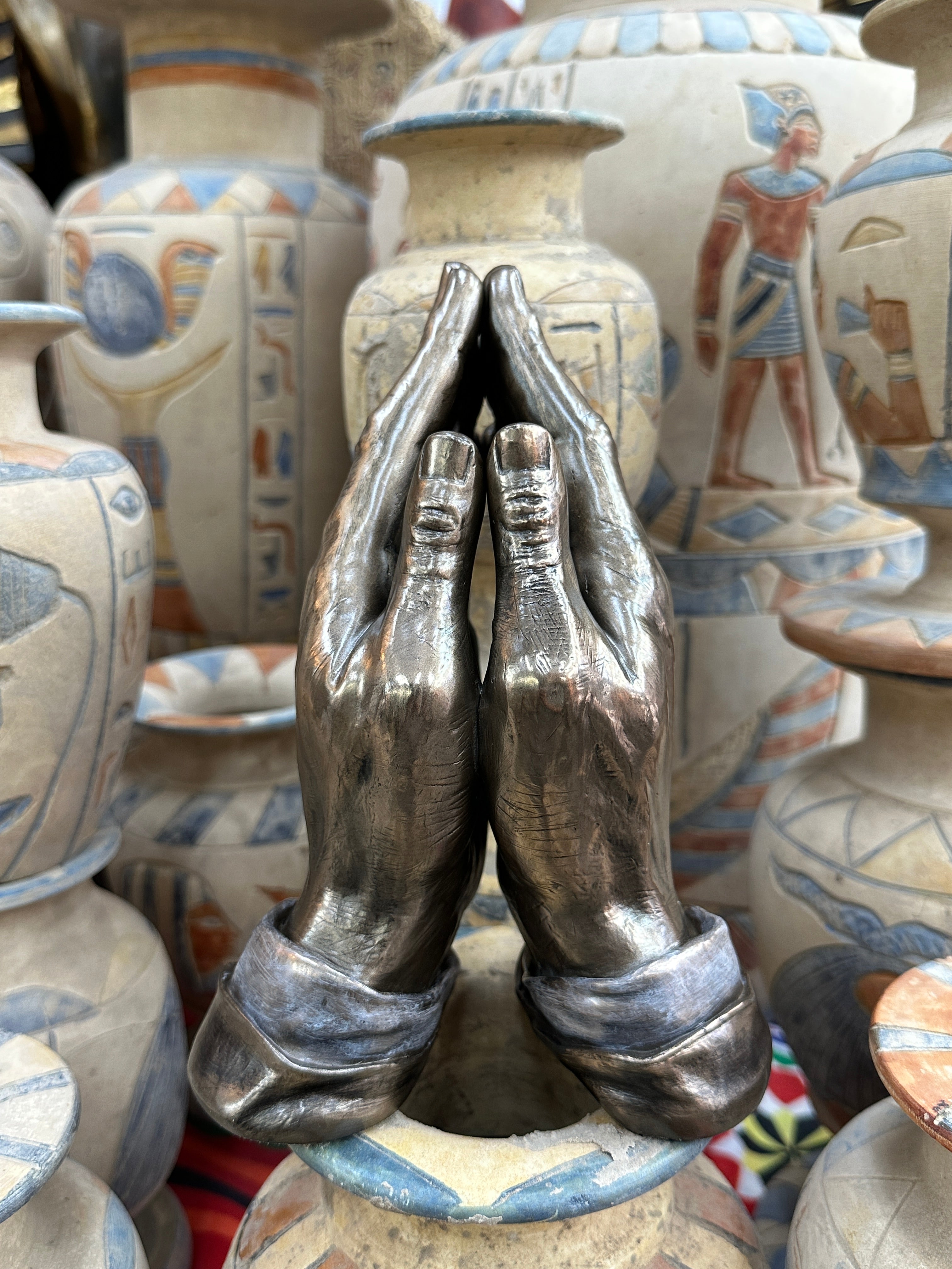 Praying Hands Statue