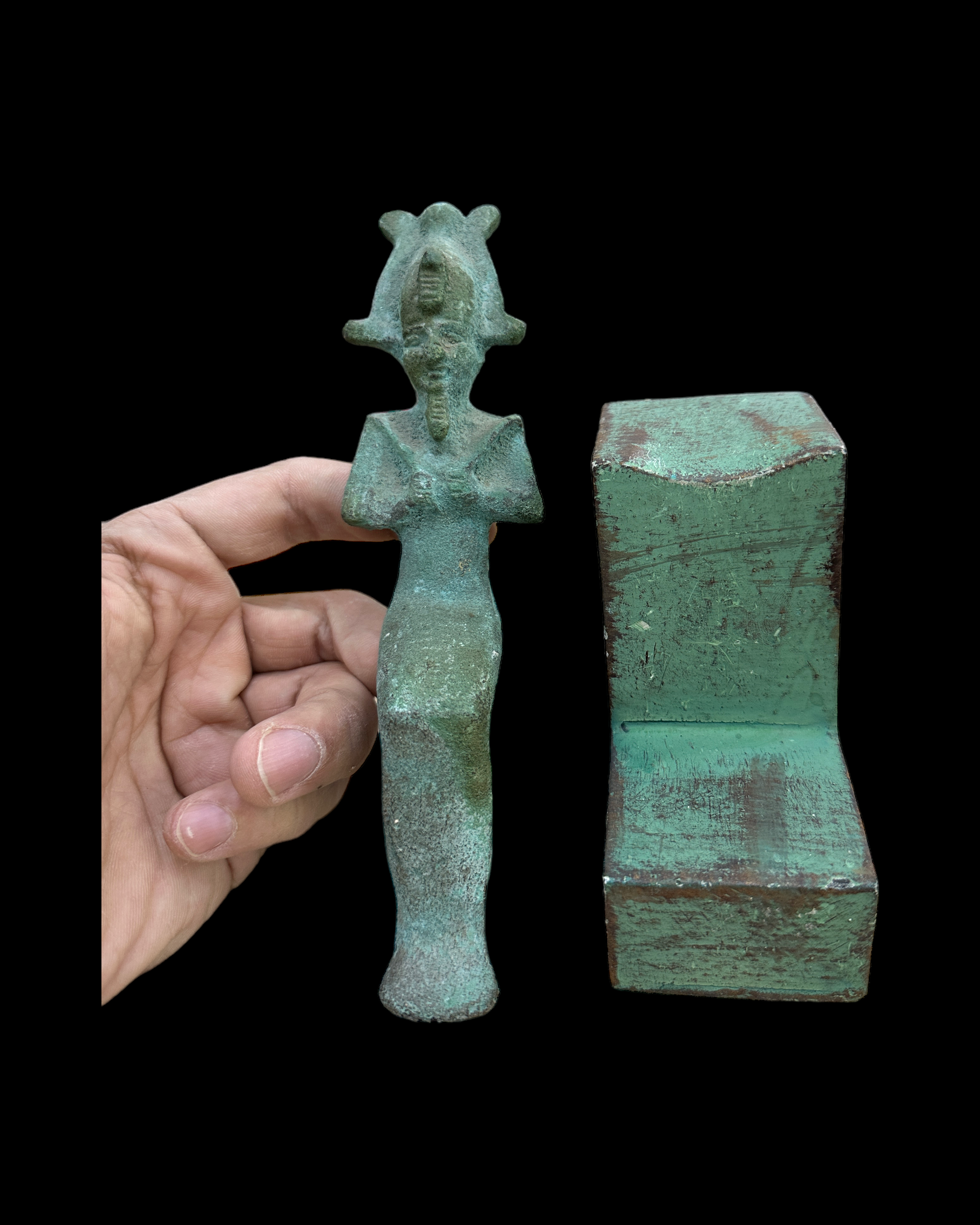 Bronze Osiris Statue - Handcrafted in Egypt