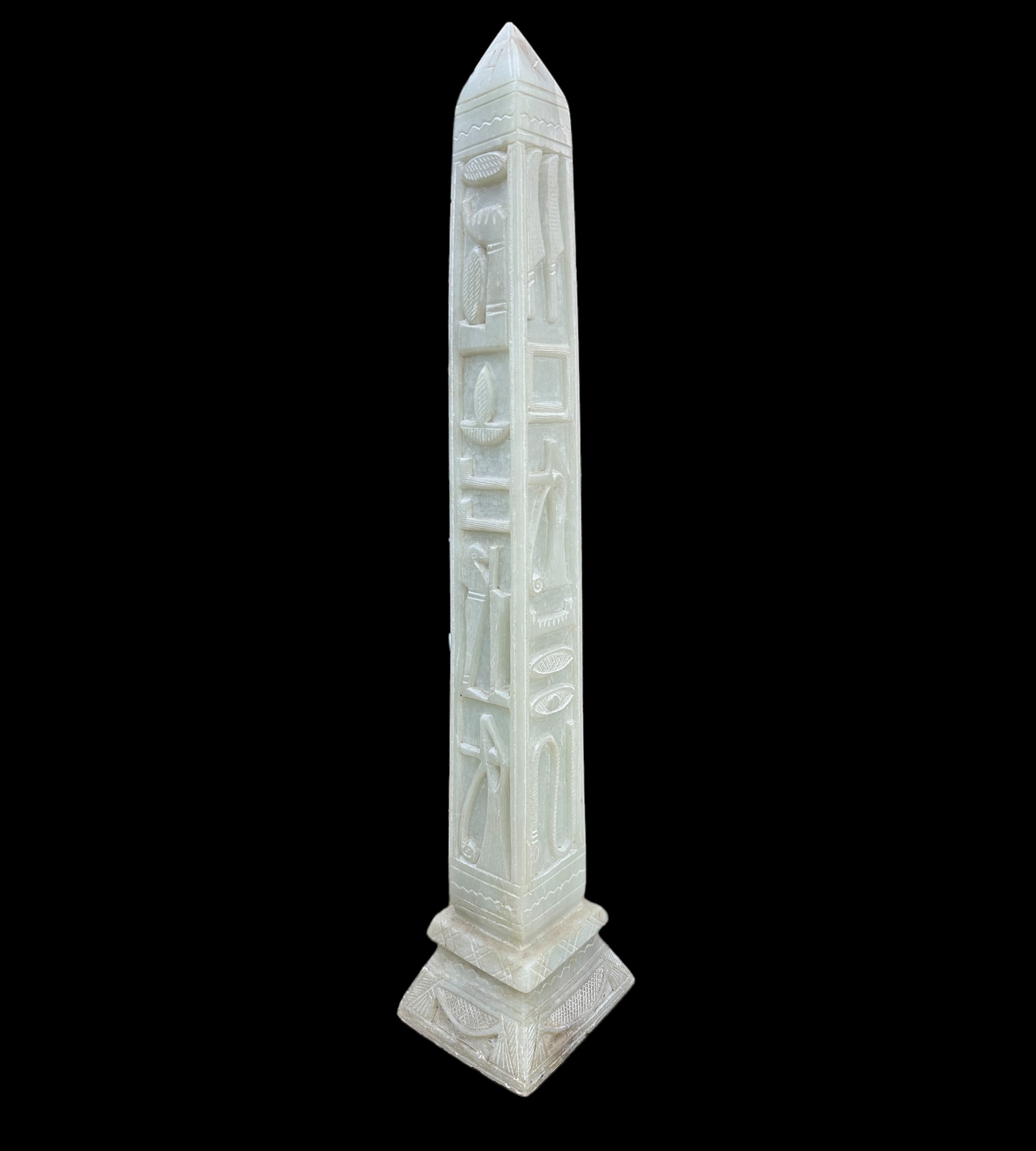 Egyptian Obelisk - Handcarved Soapstone