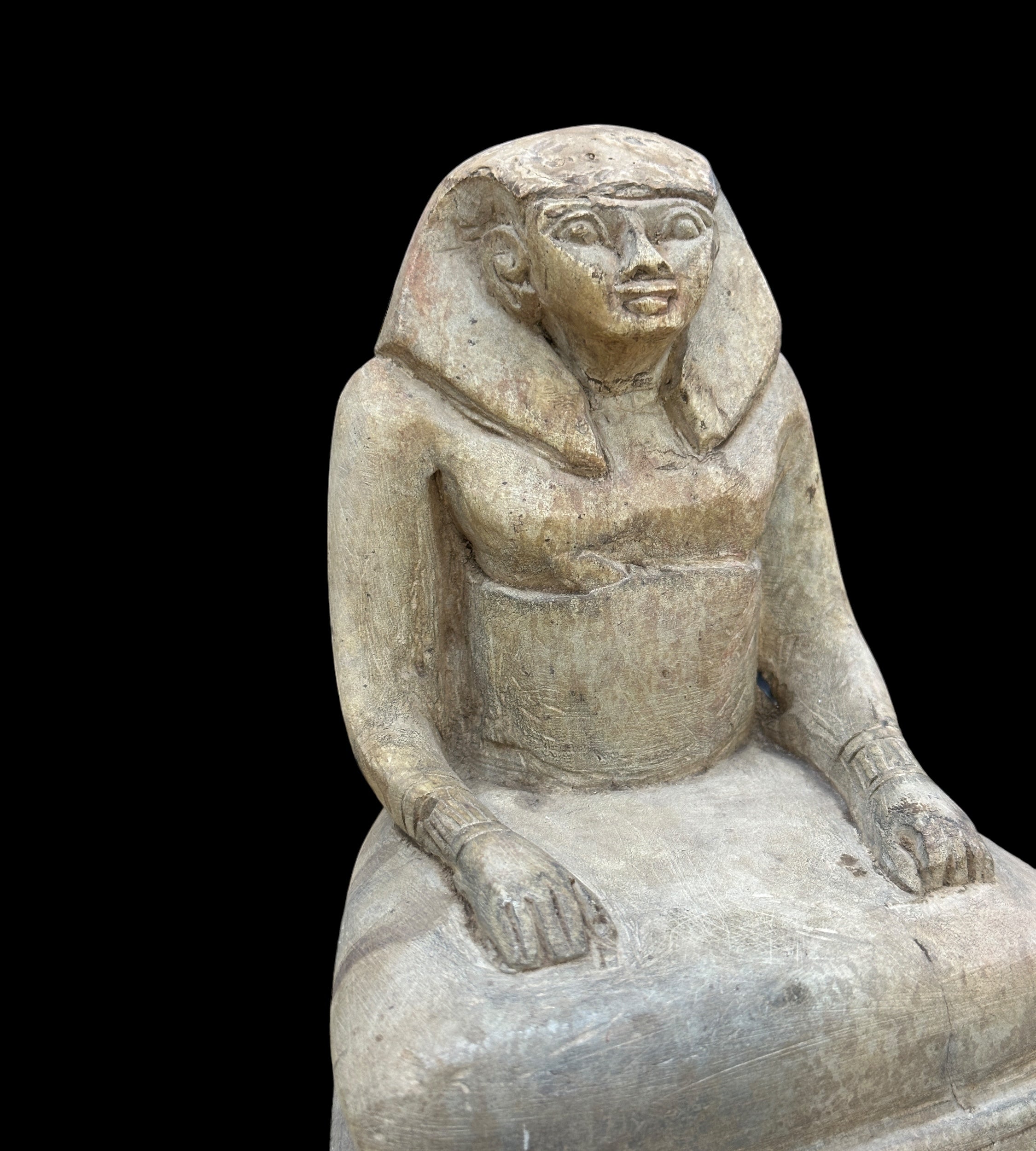 Scribe Statue - Handcarved Limestone