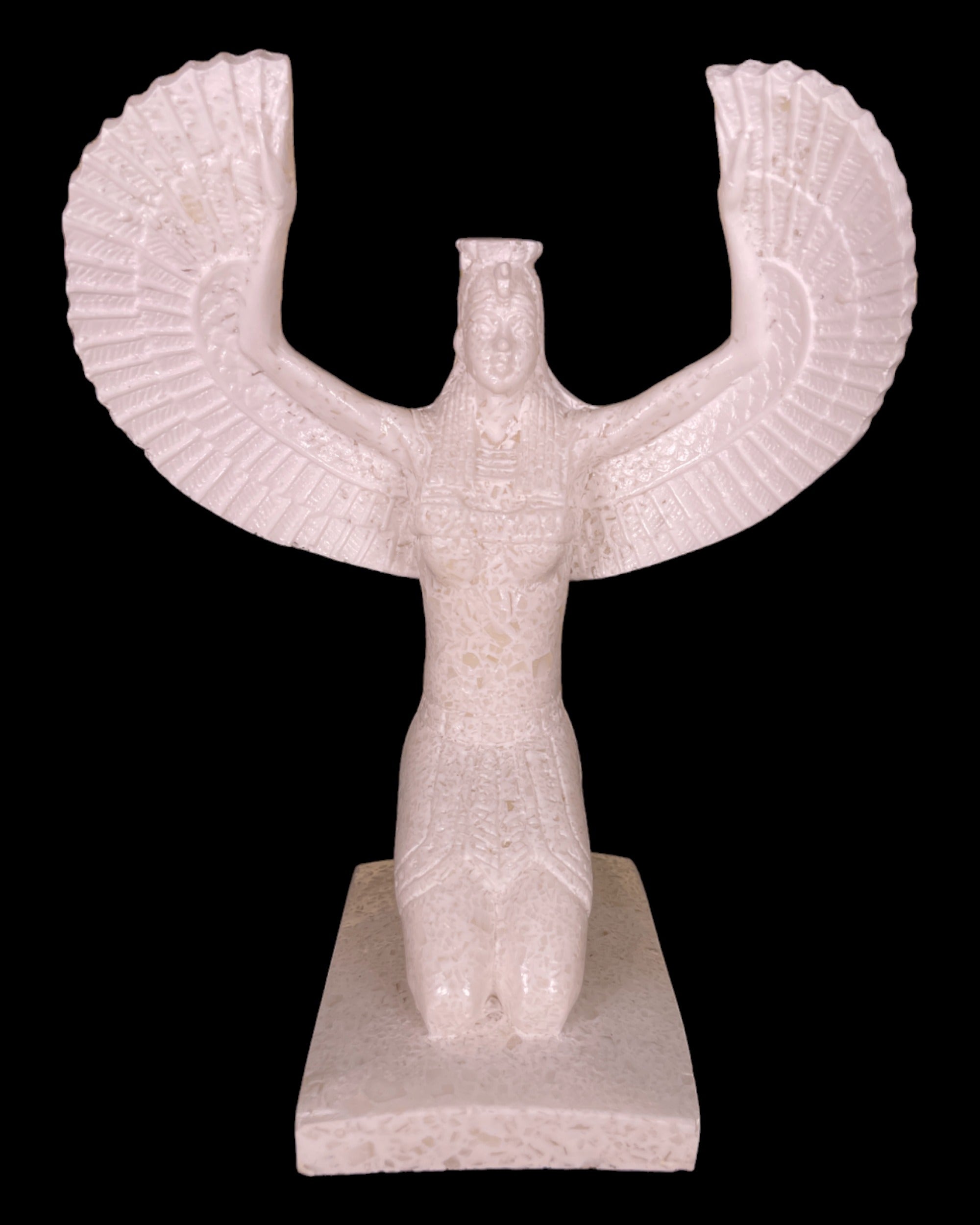 Alabaster Isis Kneeling Statue