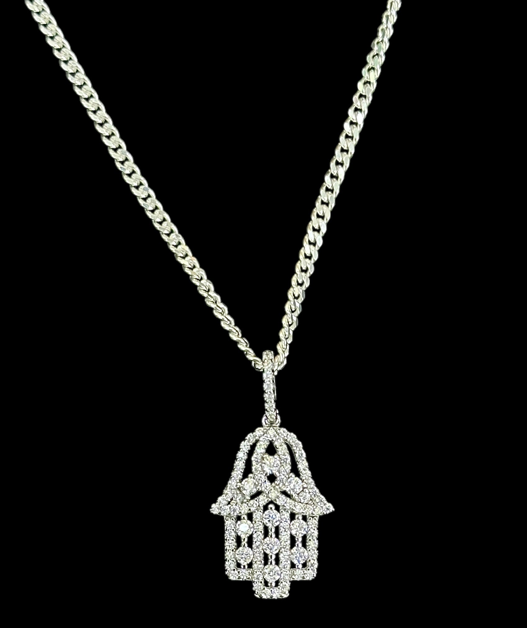 Celtic Knot Hamsa Pendant