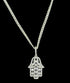 Celtic Knot Hamsa Pendant