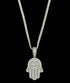 Bagette Hamsa Pendant