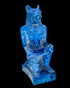 Sekhmet Kneeling Statue - Lapis Blue