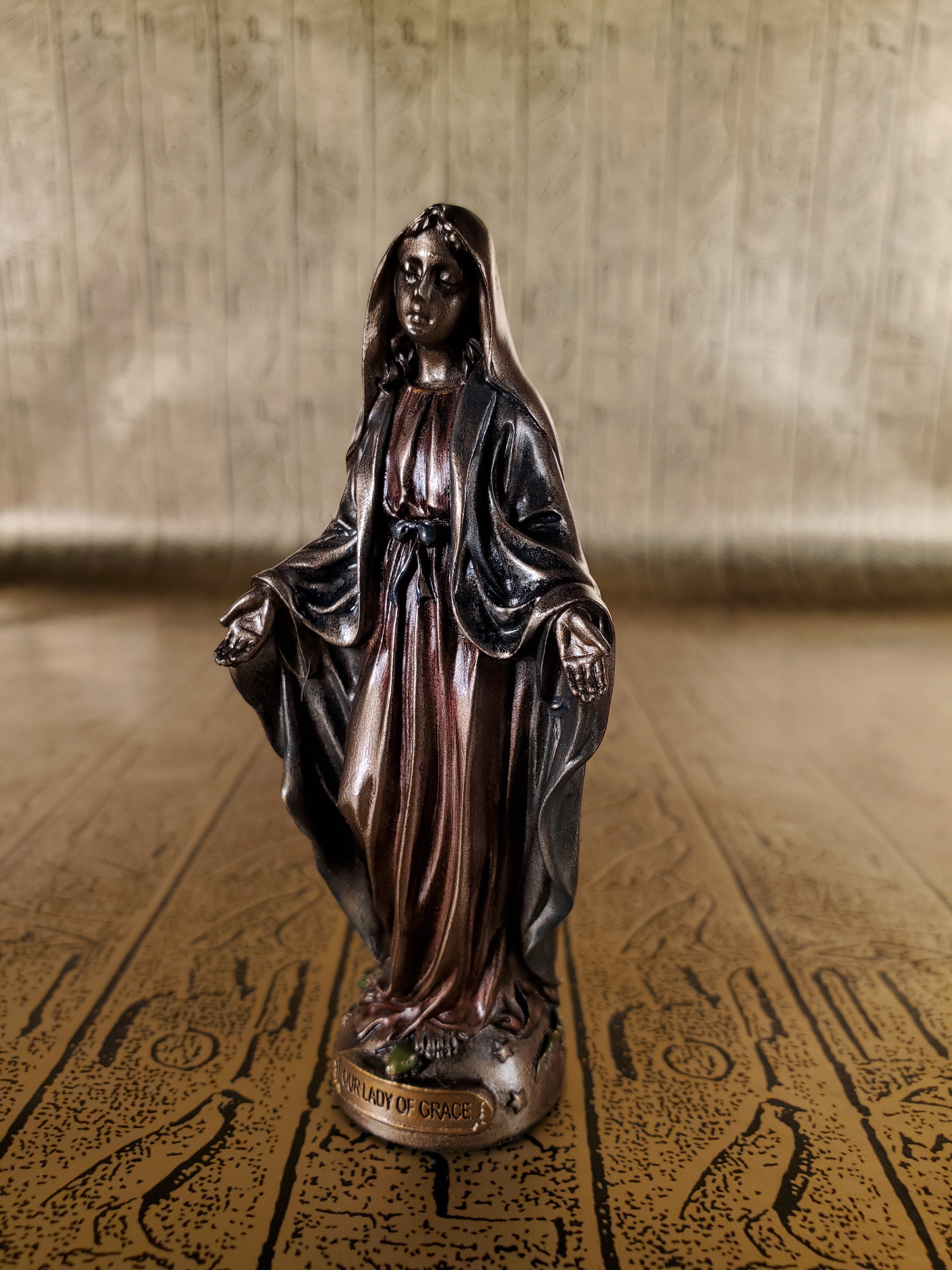 Our Lady of Grace Mini Statue