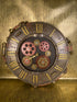 Steampunk Rivet Wall Clock