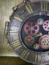 Steampunk Rivet Wall Clock