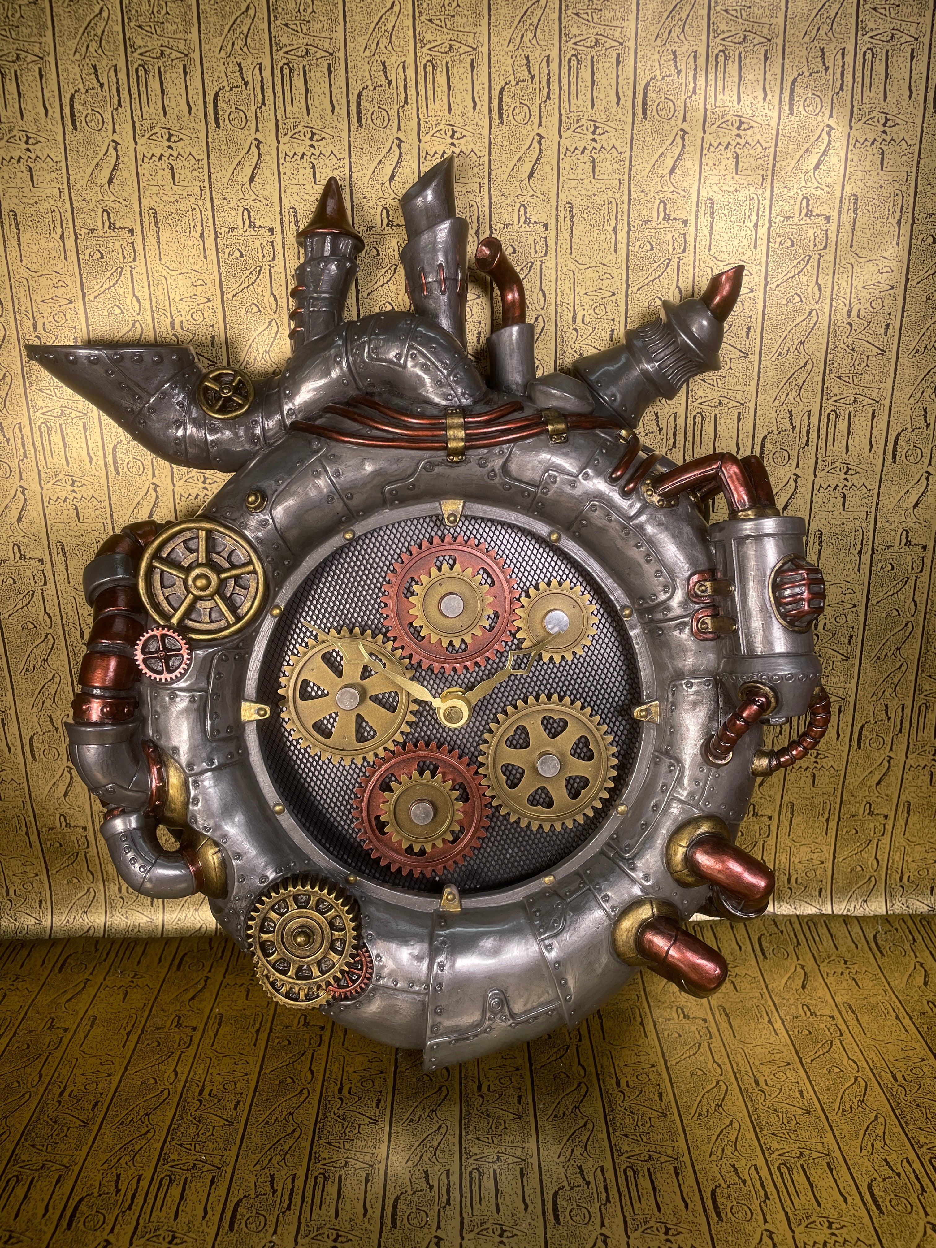Steampunk Magnum Opus Wall Clock
