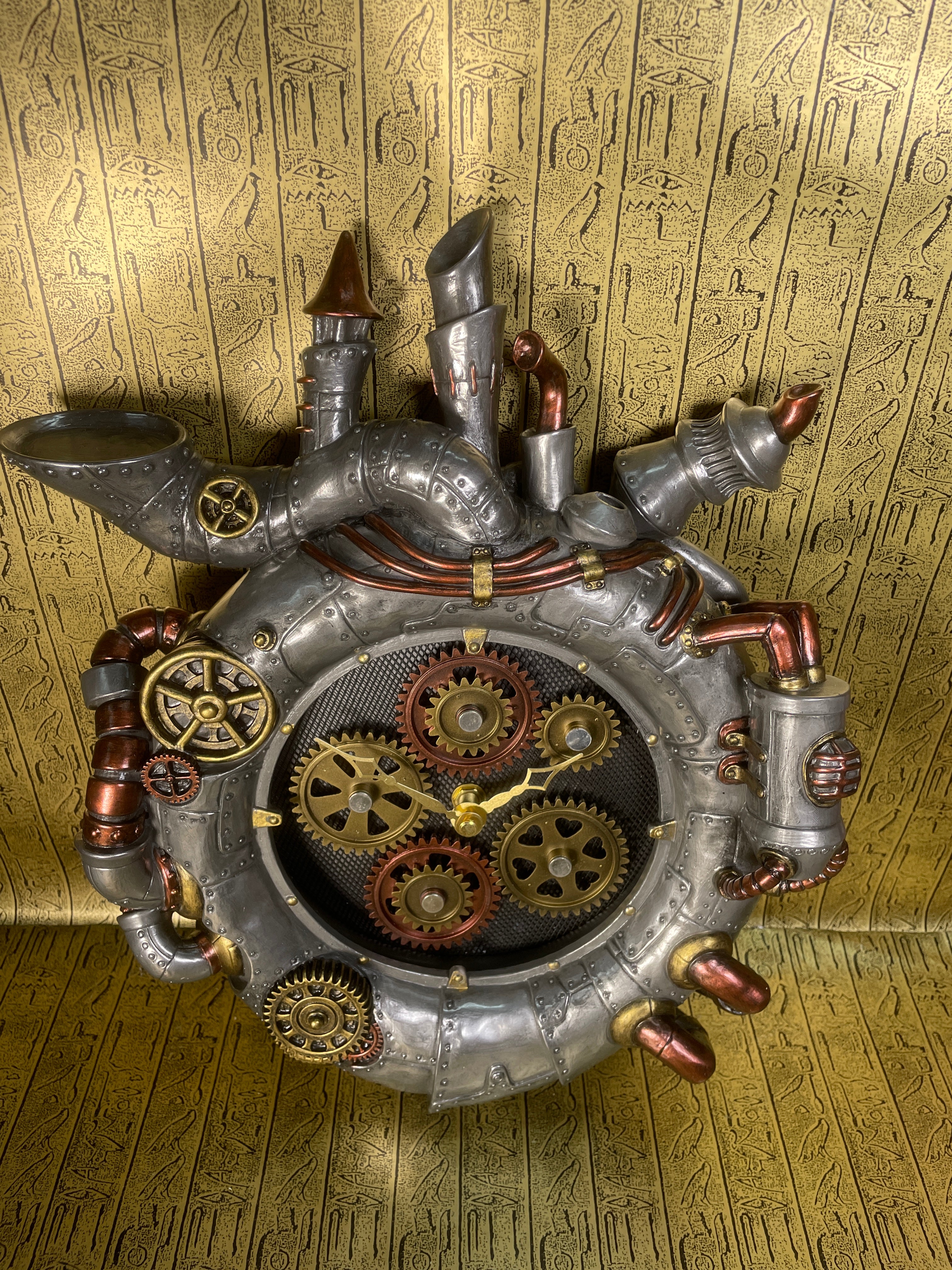 Steampunk Magnum Opus Wall Clock