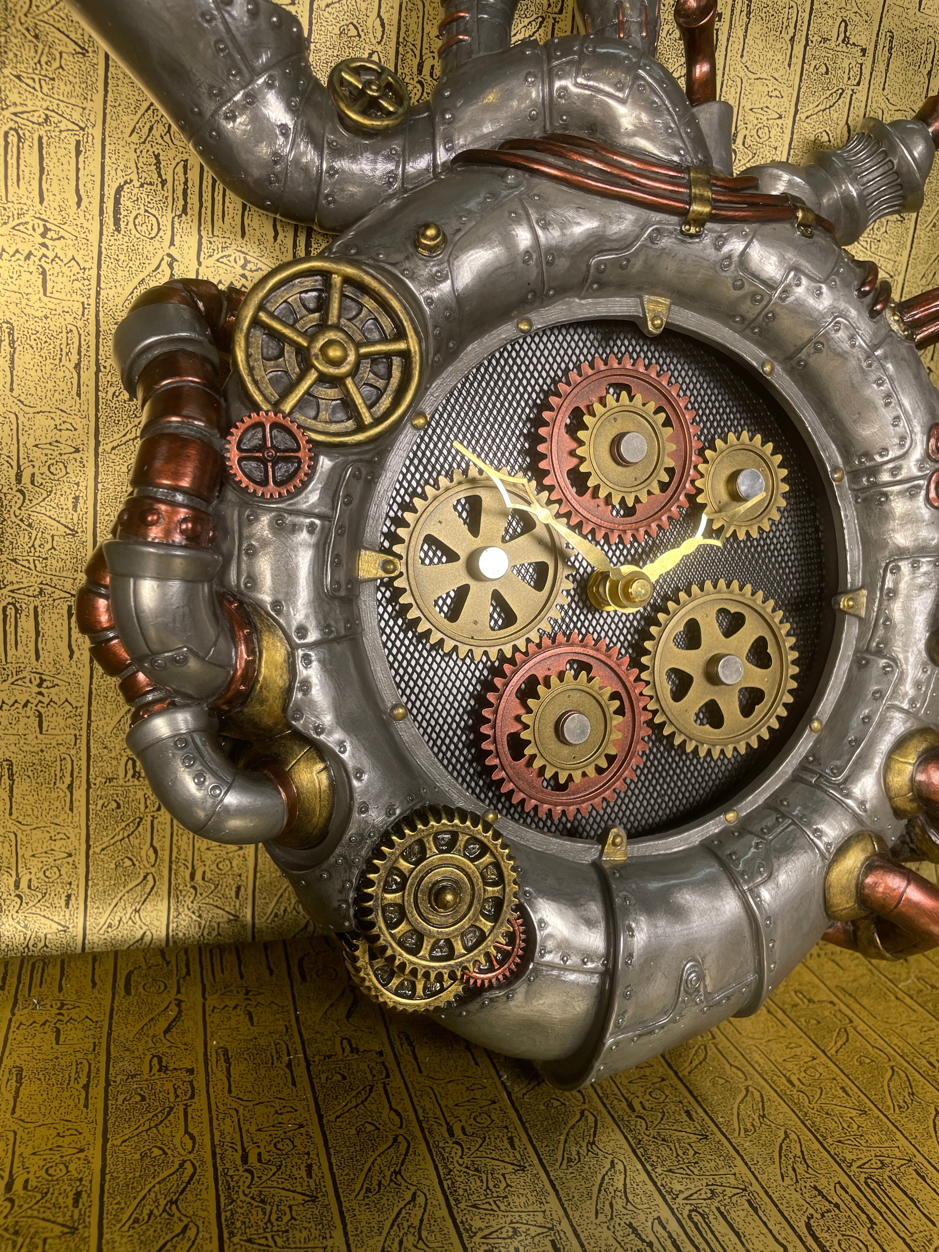 Steampunk Magnum Opus Wall Clock