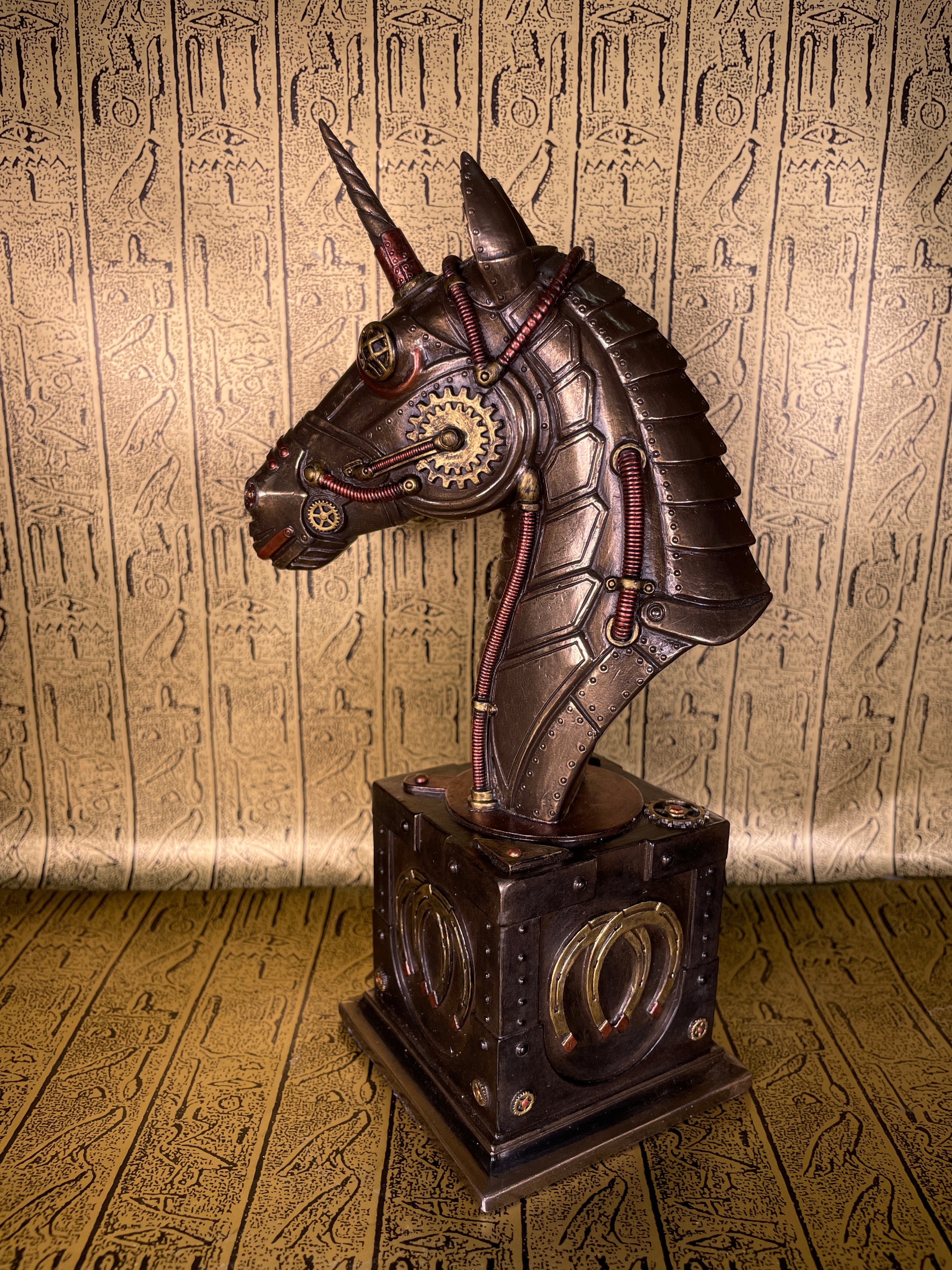 Steampunk Unicorn Bust