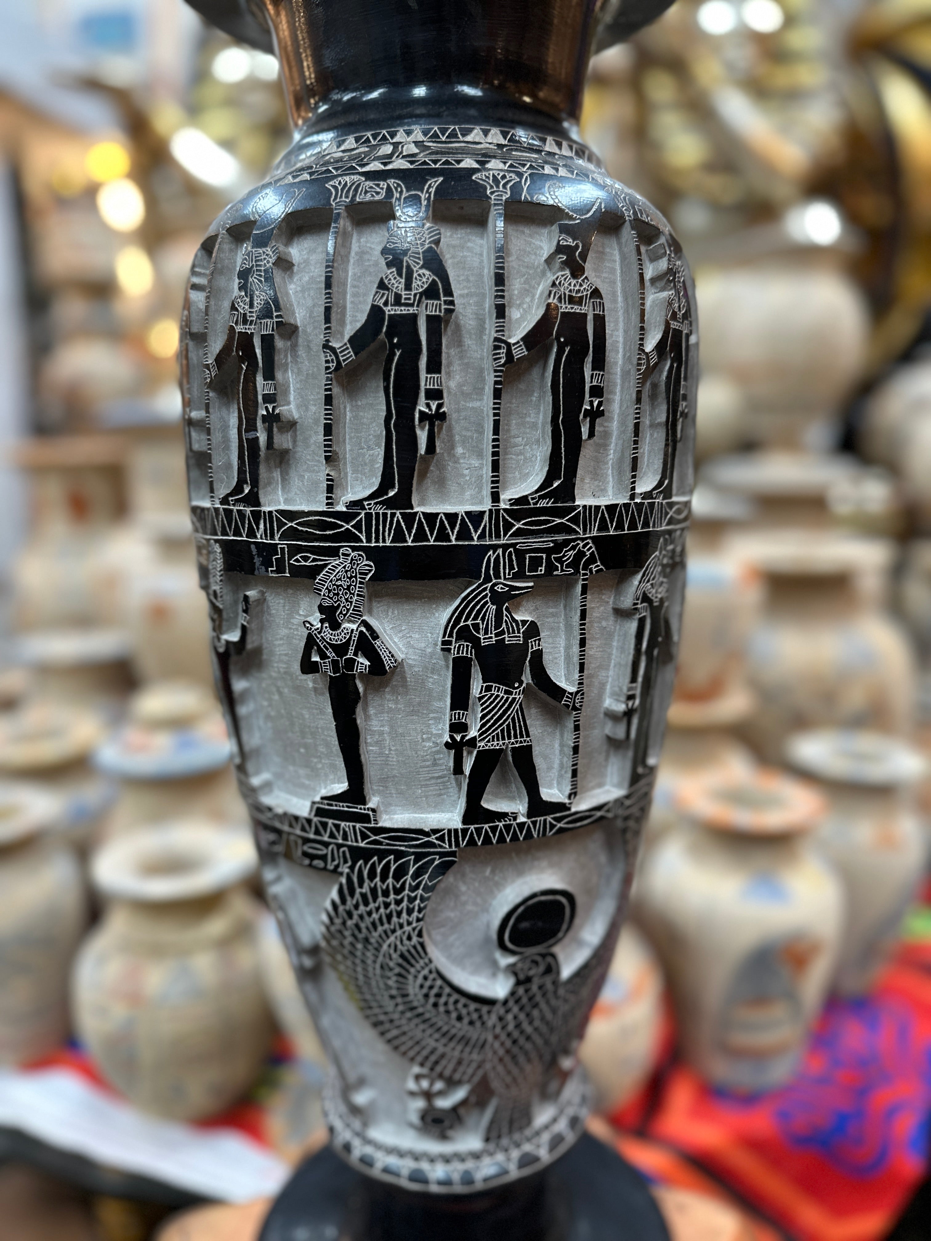 Egyptian Sacred Pantheon Vase