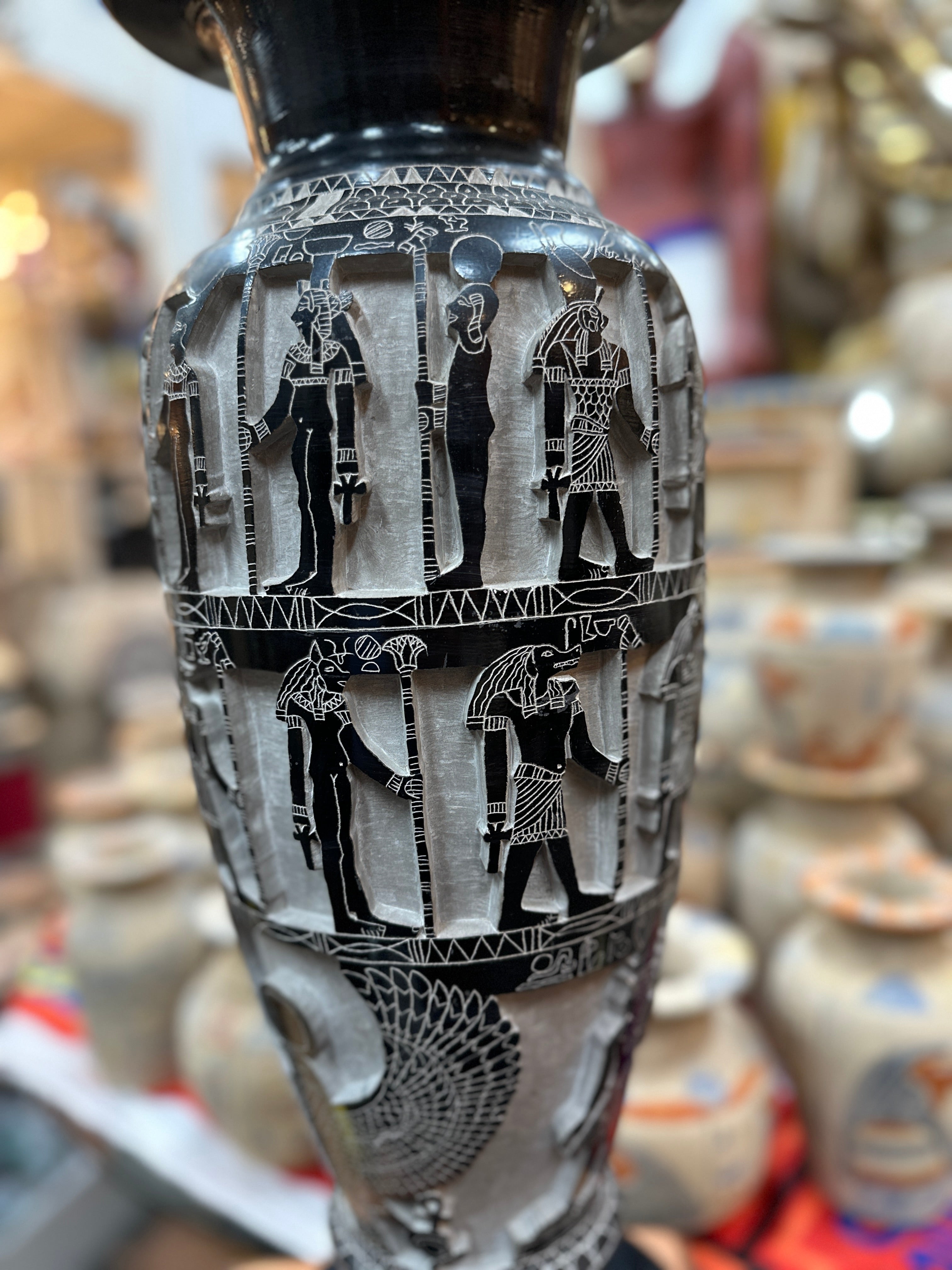 Egyptian Sacred Pantheon Vase