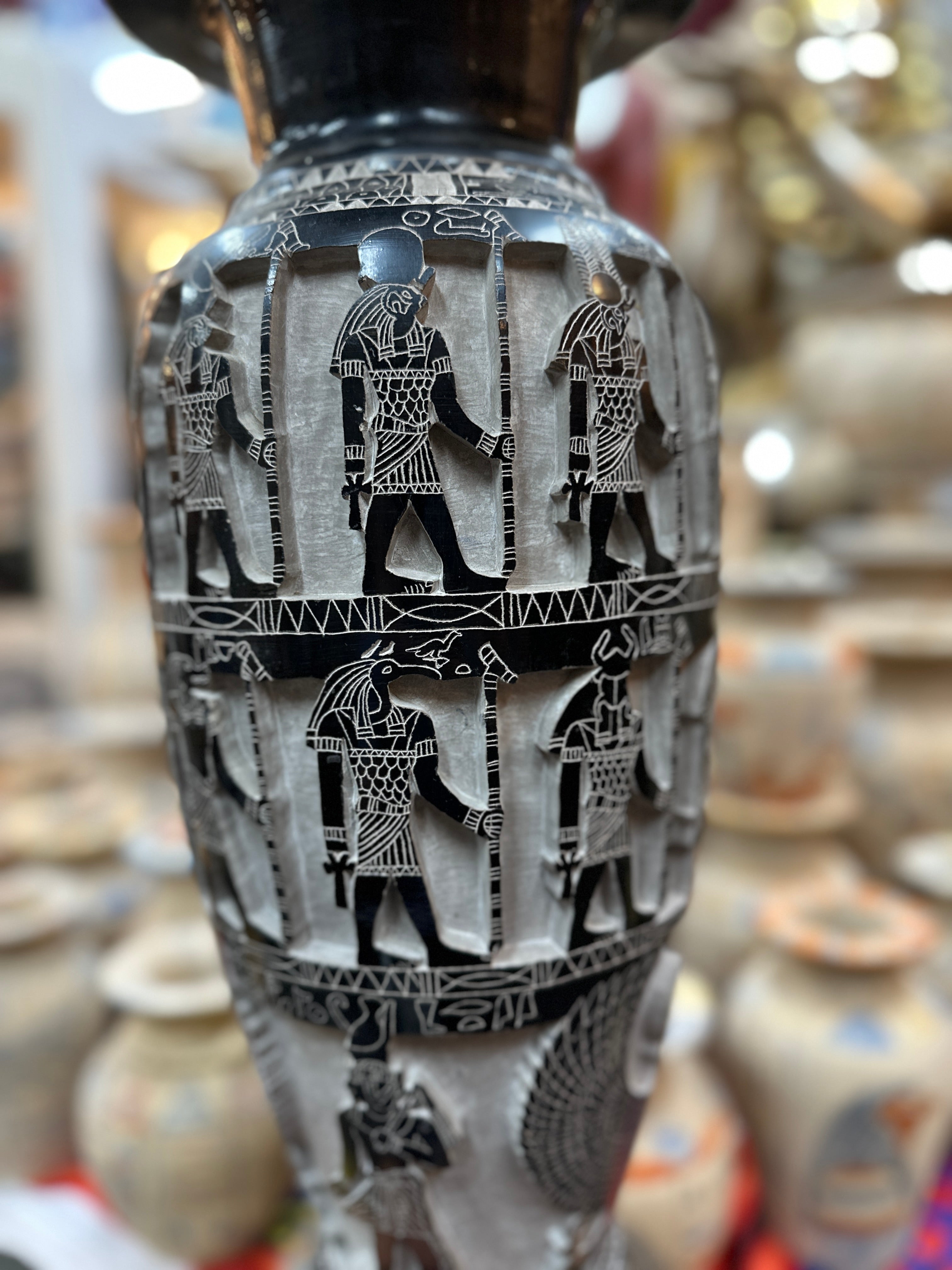 Egyptian Sacred Pantheon Vase