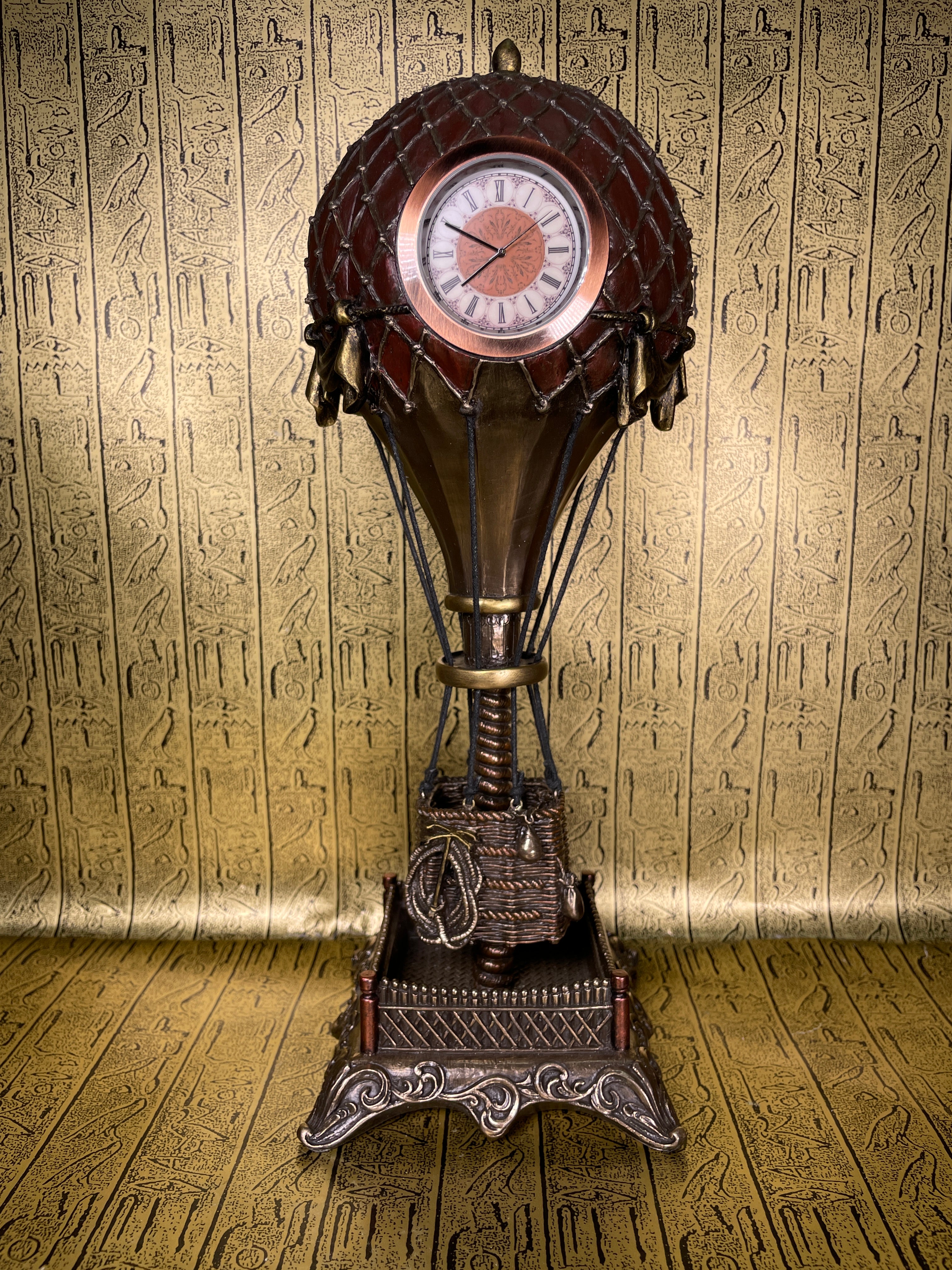 Steampunk Hot Air Balloon Clock