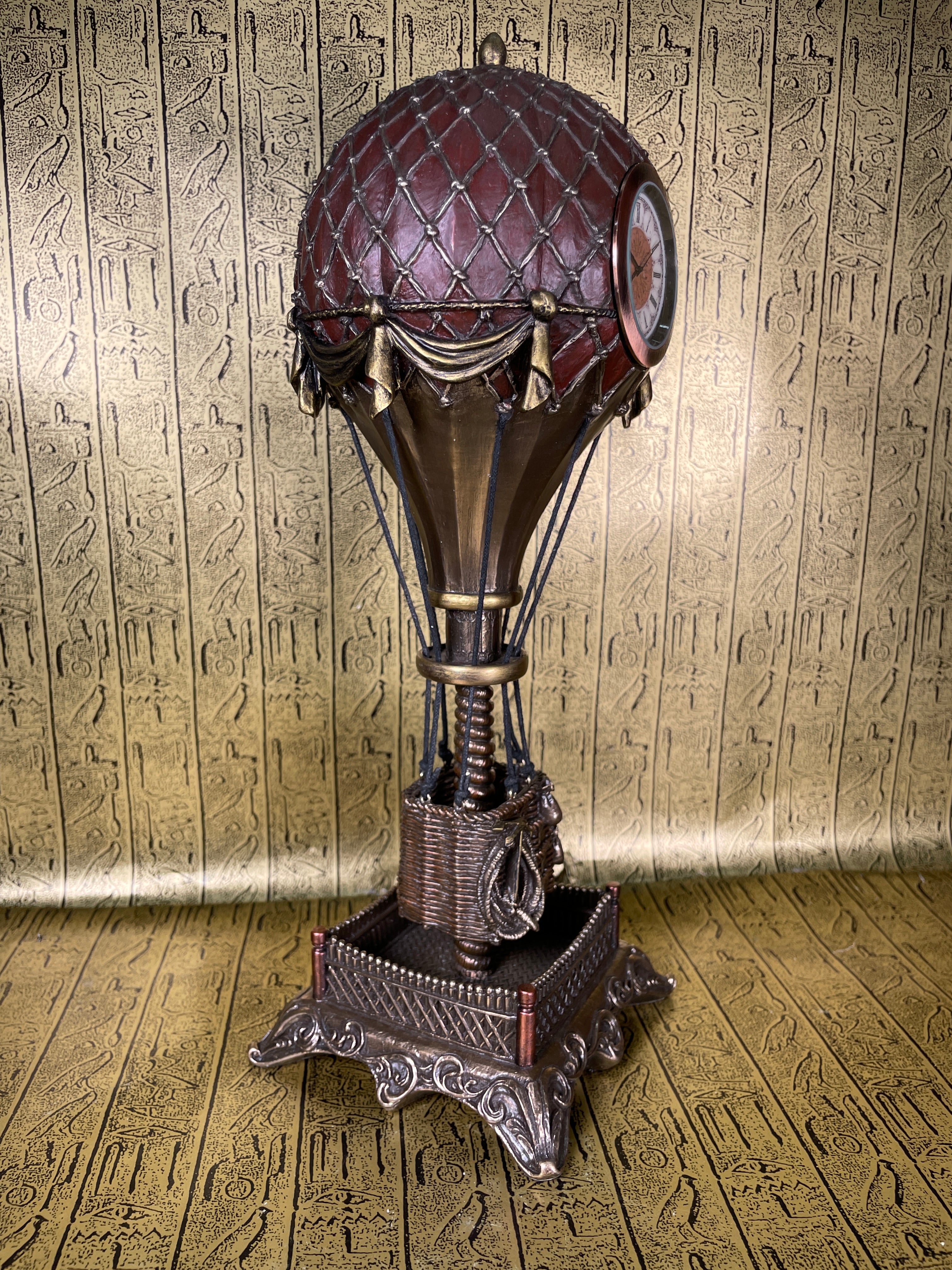 Steampunk Hot Air Balloon Clock