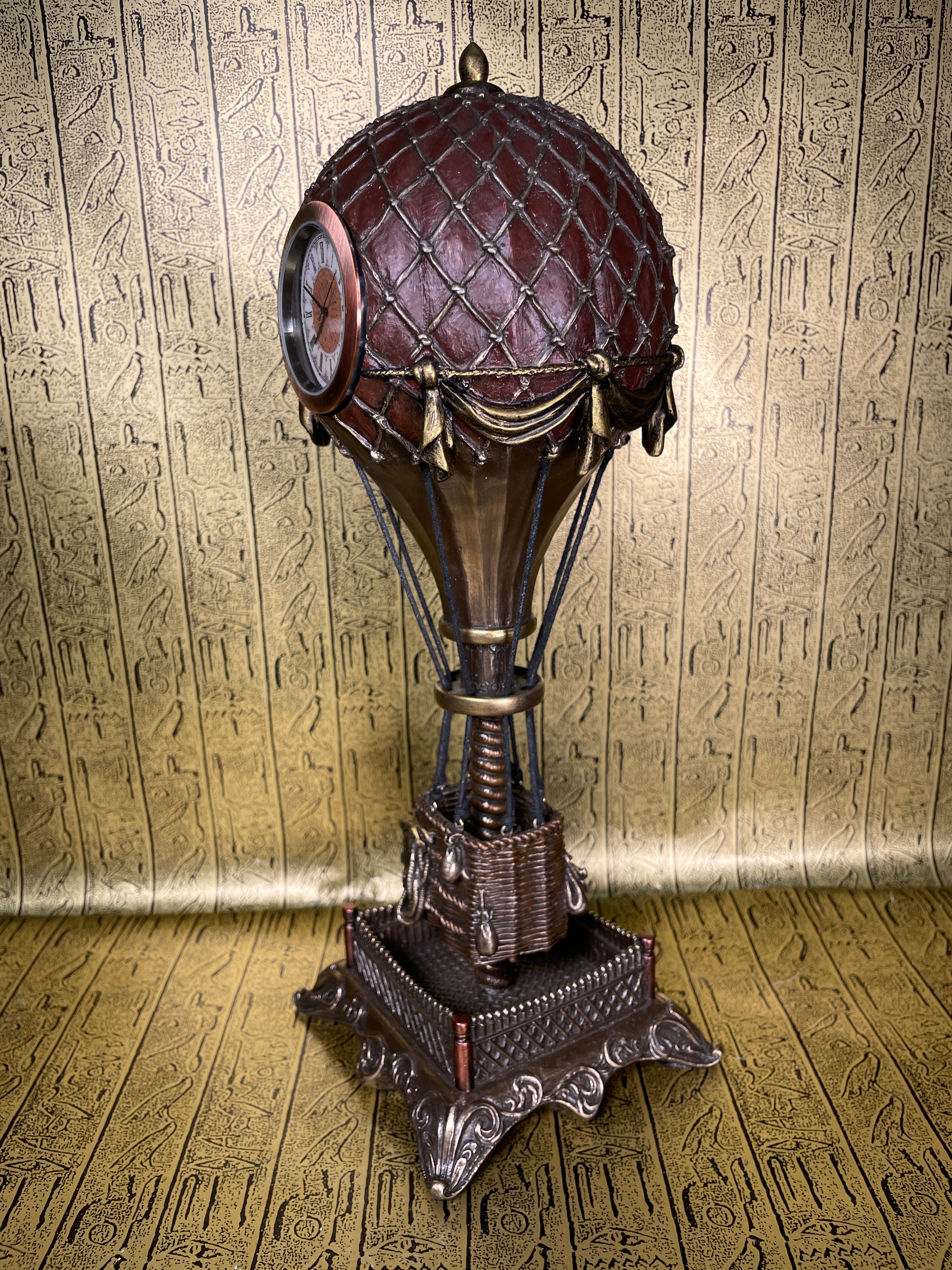 Steampunk Hot Air Balloon Clock