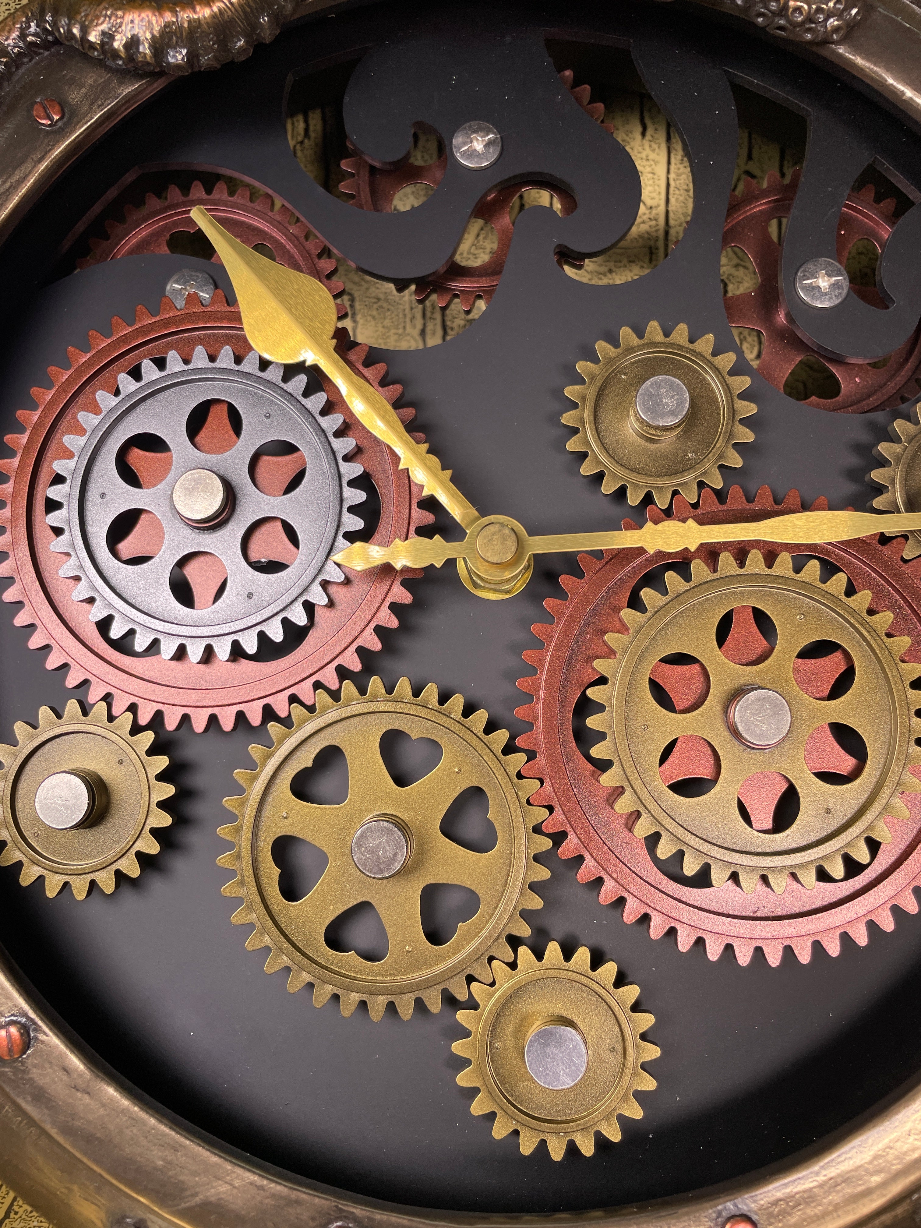 Steampunk Octopus Porthole Wall Clock