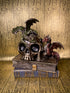 Dragonlings on Skull and Books