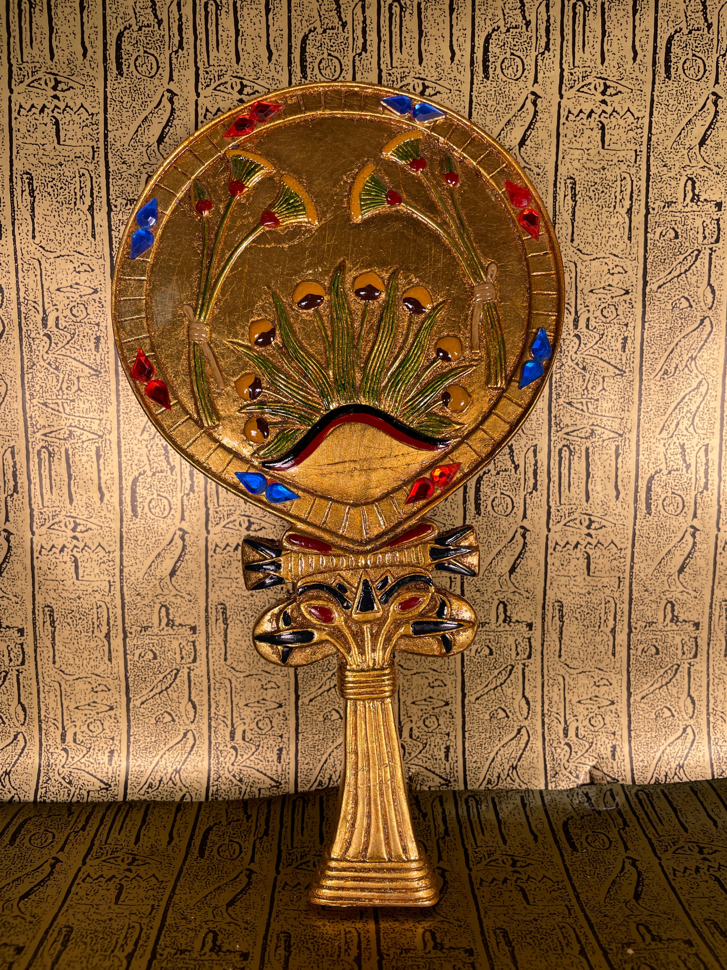Egyptian Goddess Hand Mirror
