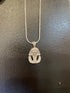 King Tut Pendant with Inlay & CZ