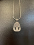 King Tut Pendant with Inlay & CZ