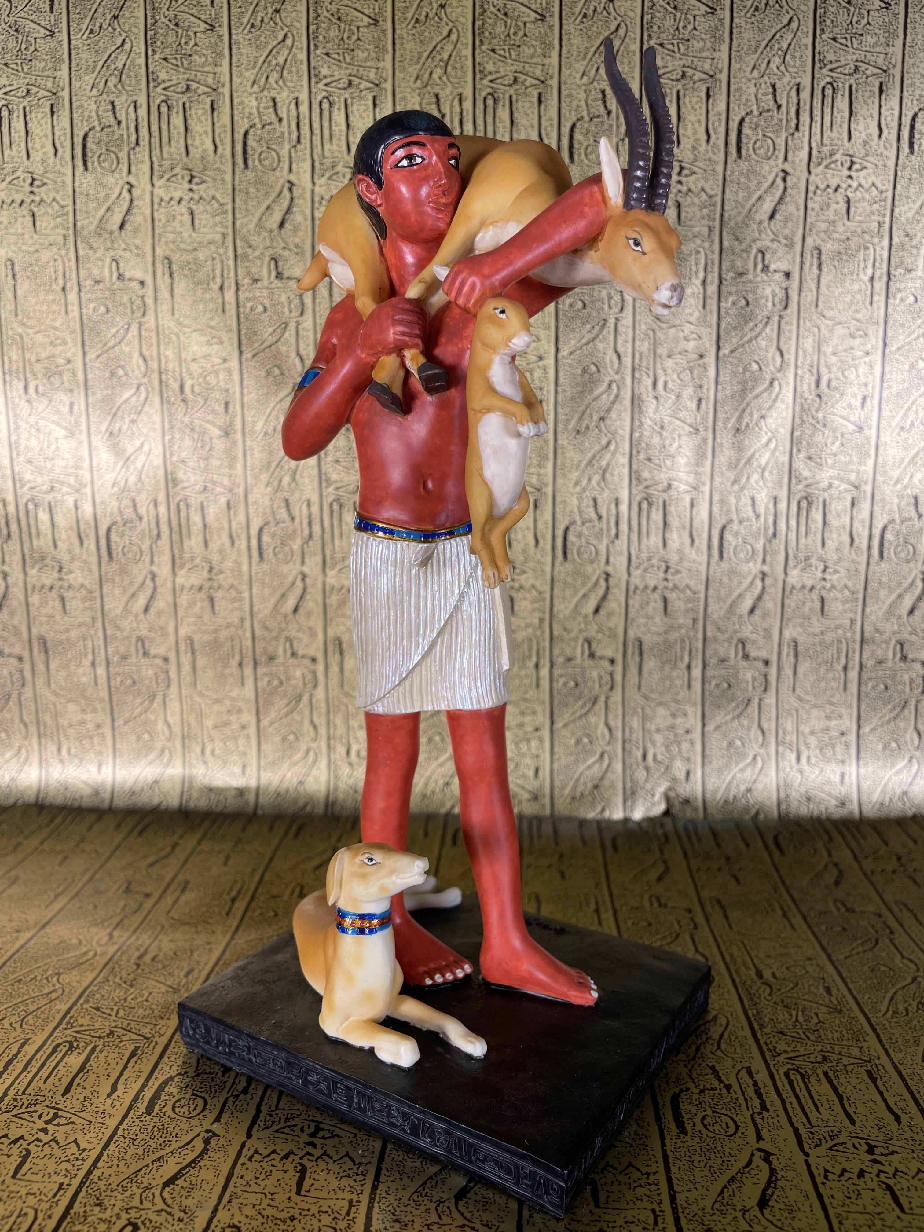 Egyptian Returning from Hunt Statue