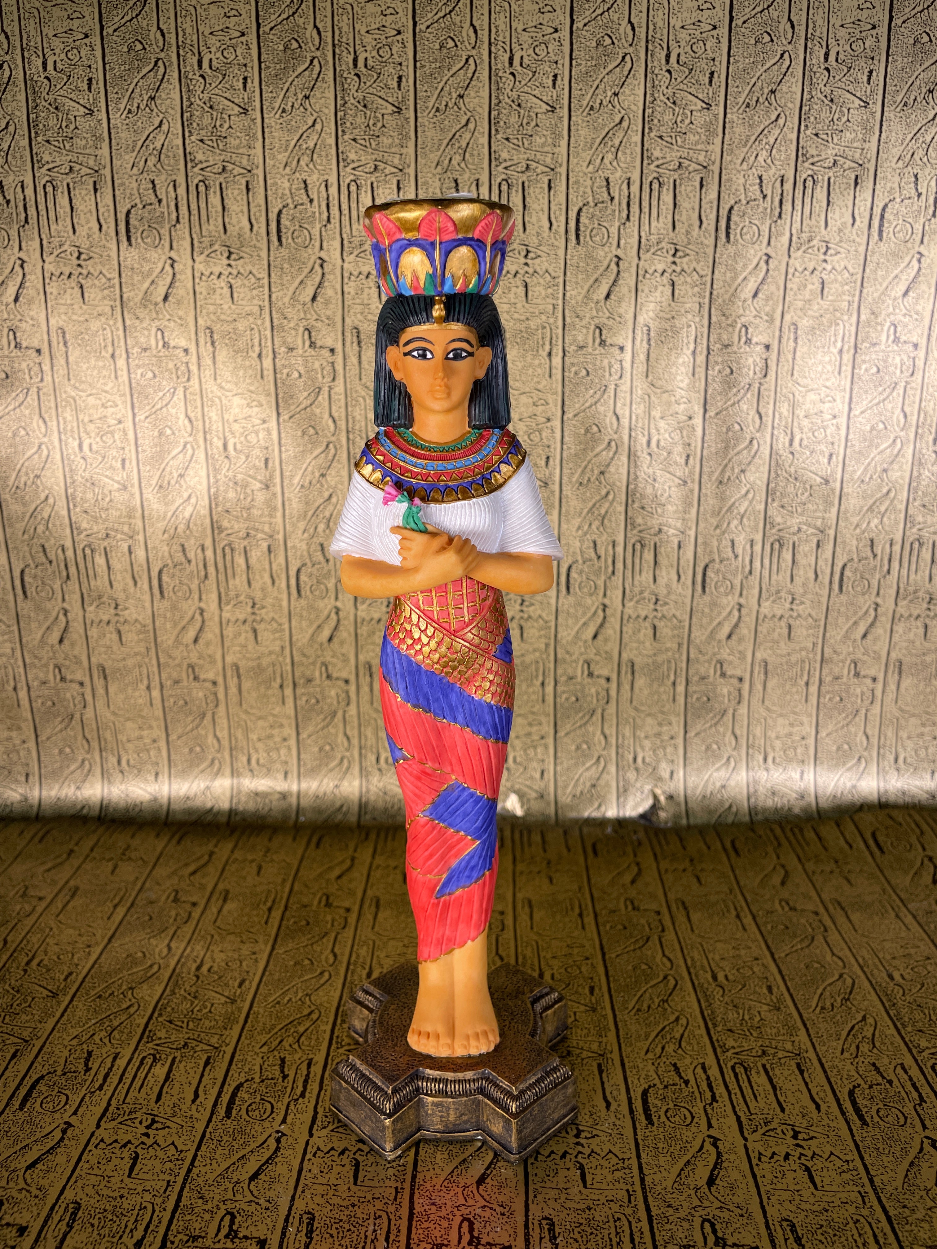 Egyptian Goddess Candleholder