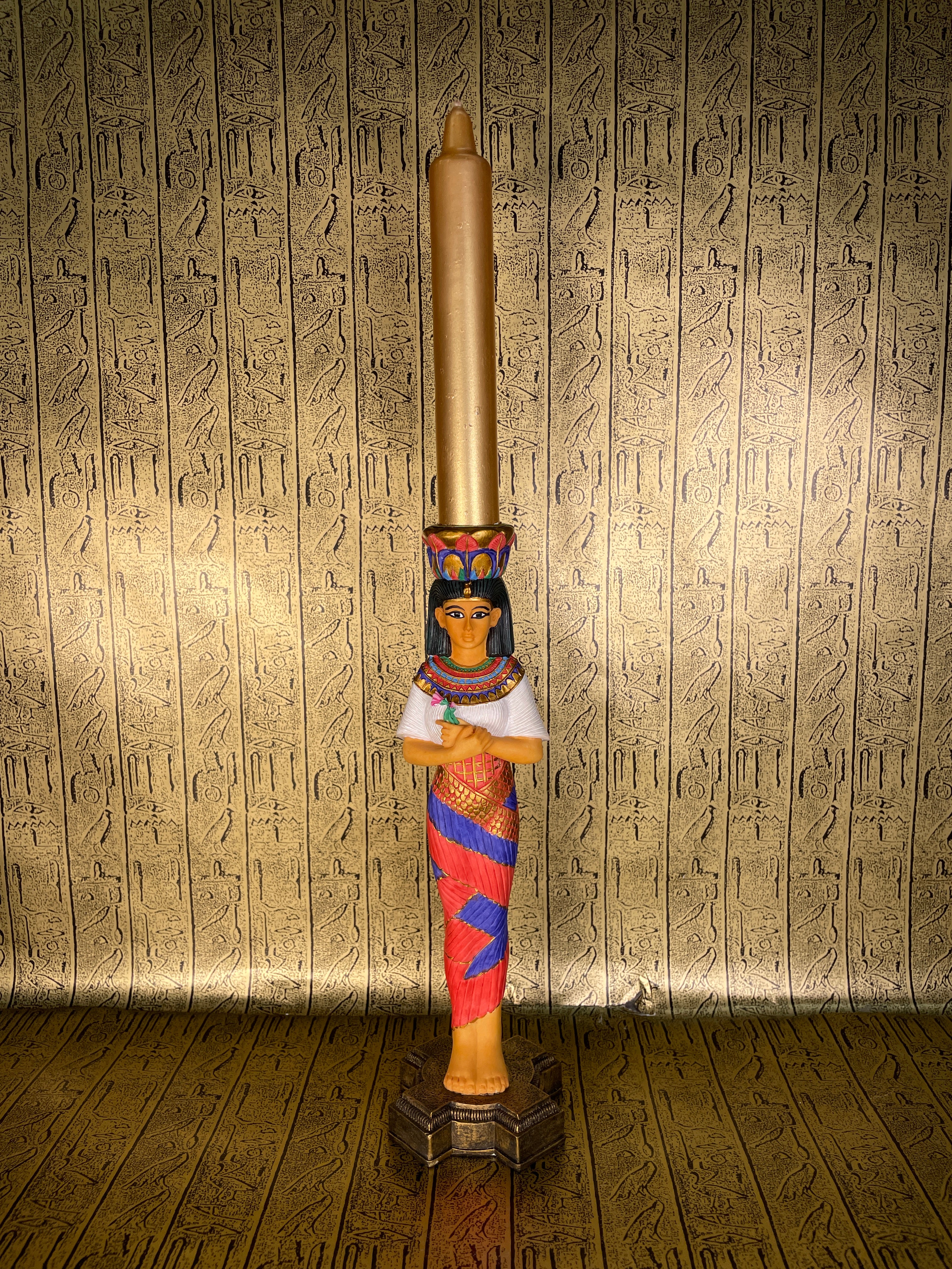 Egyptian Goddess Candleholder