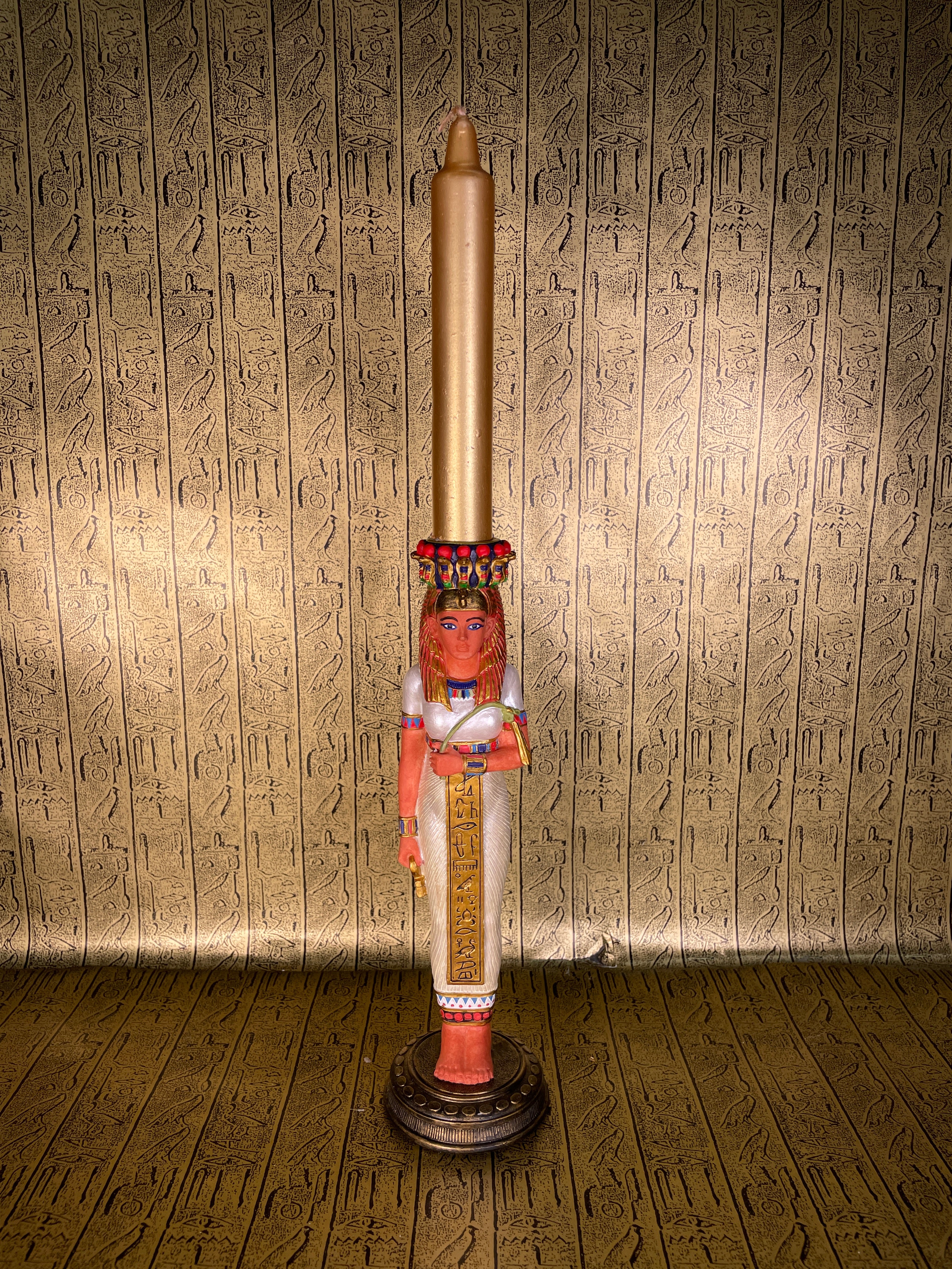 Egyptian Goddess Candleholder